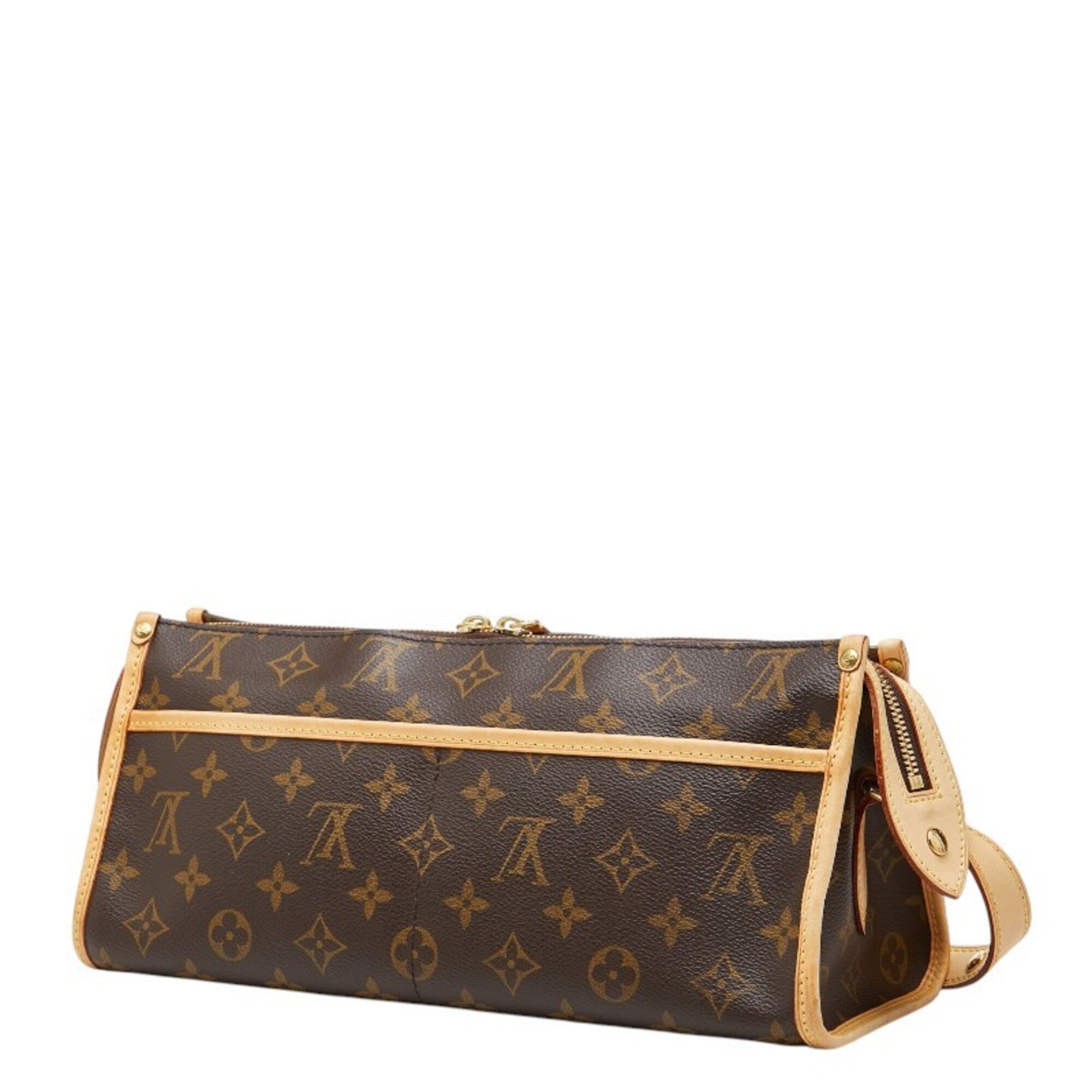 Louis Vuitton Brown Pvc Leather Shoulder Bag (Pre-Owned)