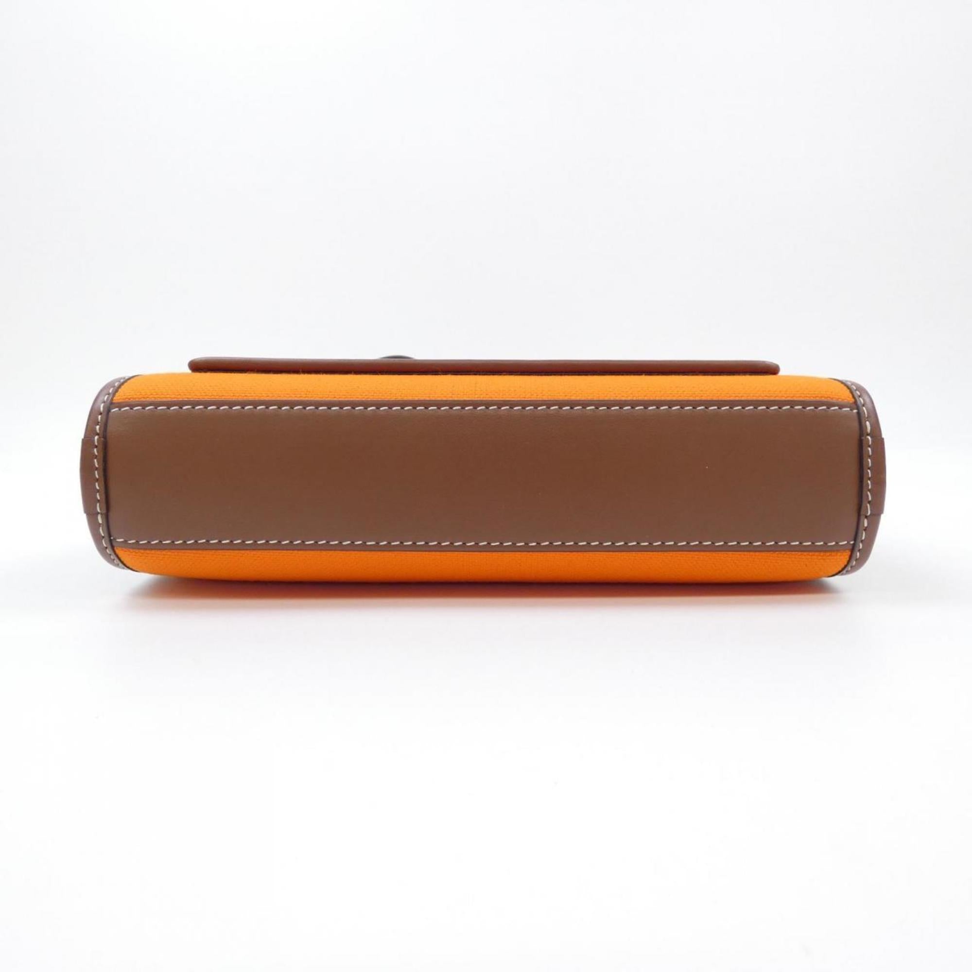 Burberry Orange Handbag (Pre-Owned)
