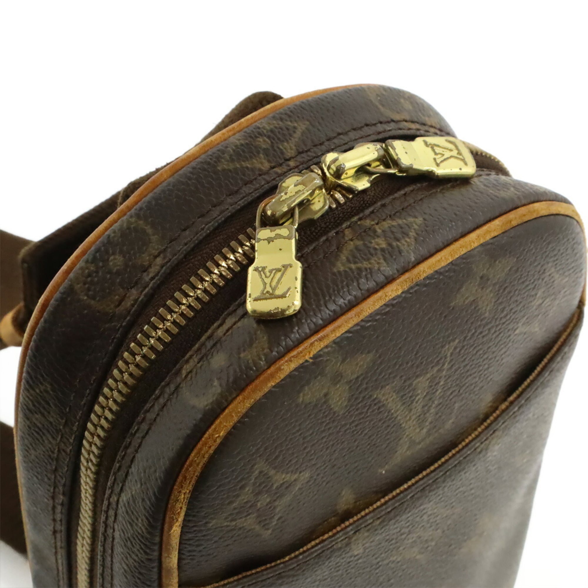 Louis Vuitton Brown Monogram Monogram Pochette Shoulder Bag (Pre-Owned)