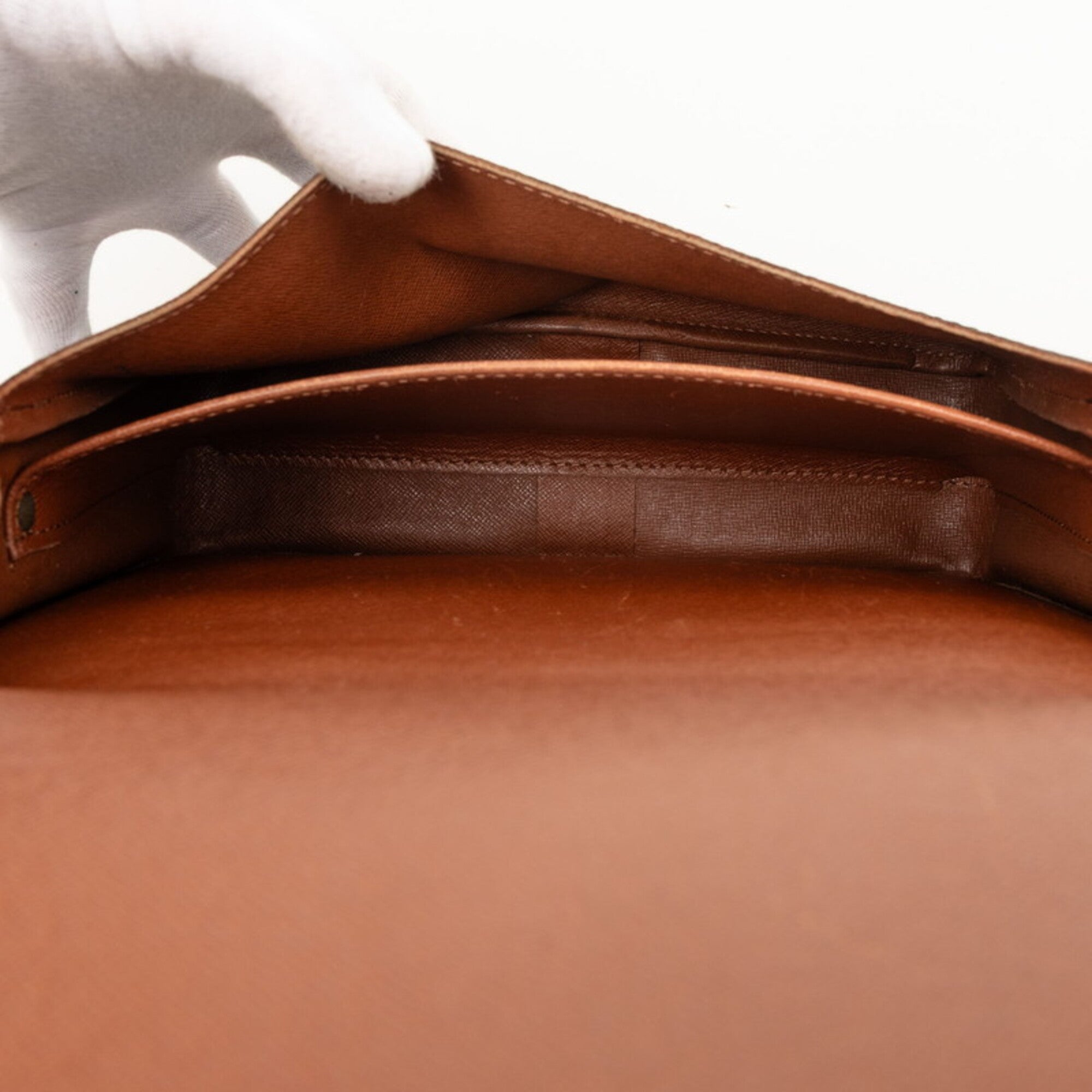 Louis Vuitton Brown Pvc Leather Shoulder Bag (Pre-Owned)