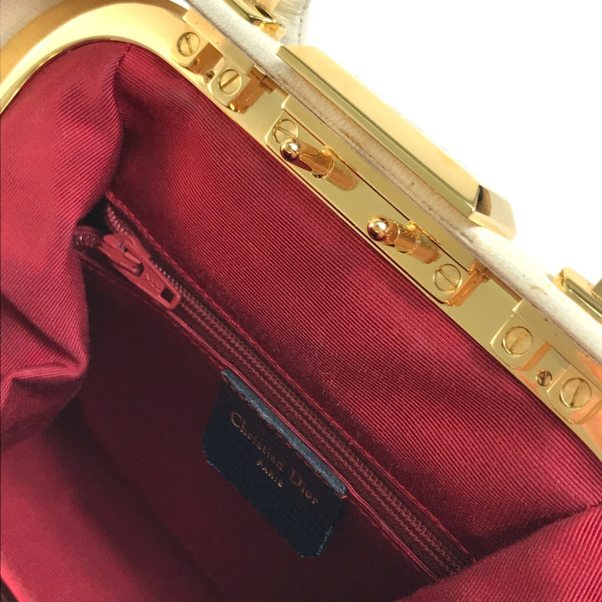 Christian Dior Navy Leather Handbag (Pre-Owned)