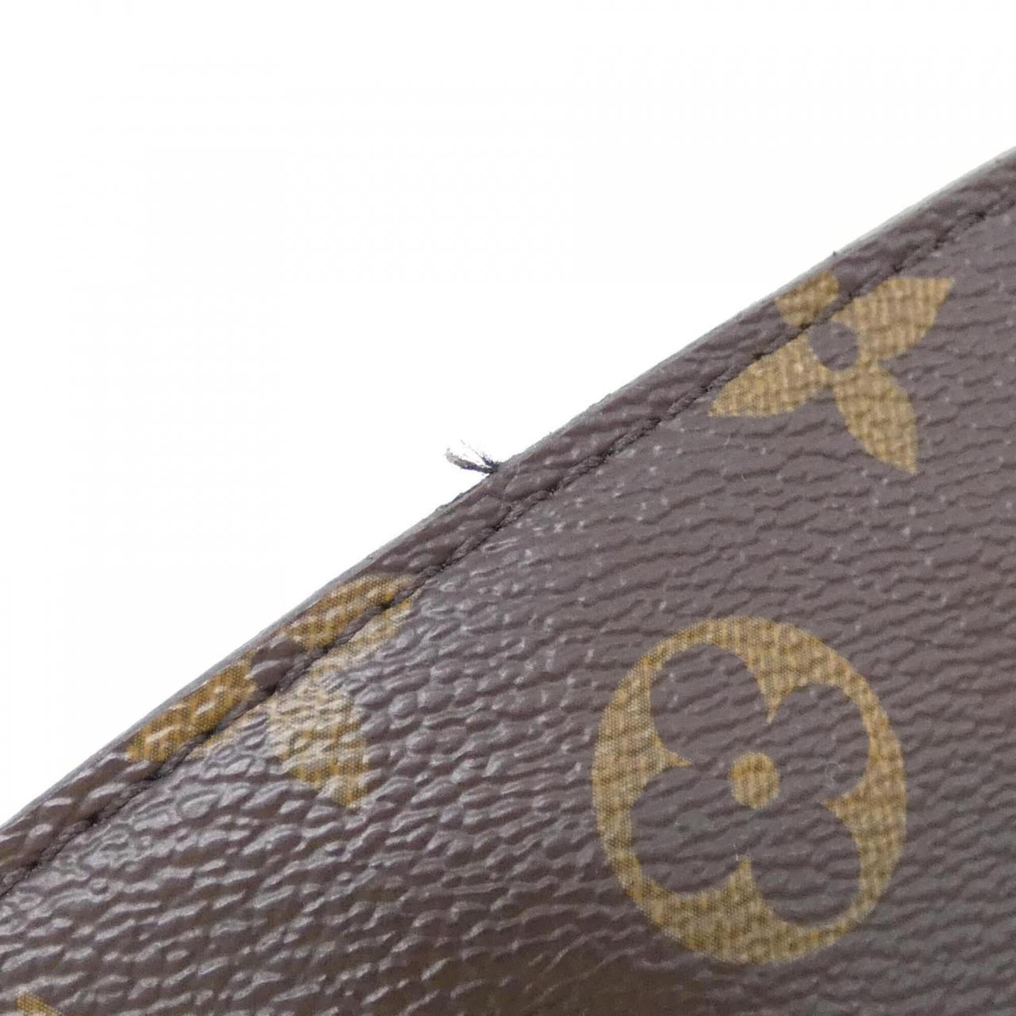 Louis Vuitton Marron Coated Canvas Handbag (Pre-Owned)