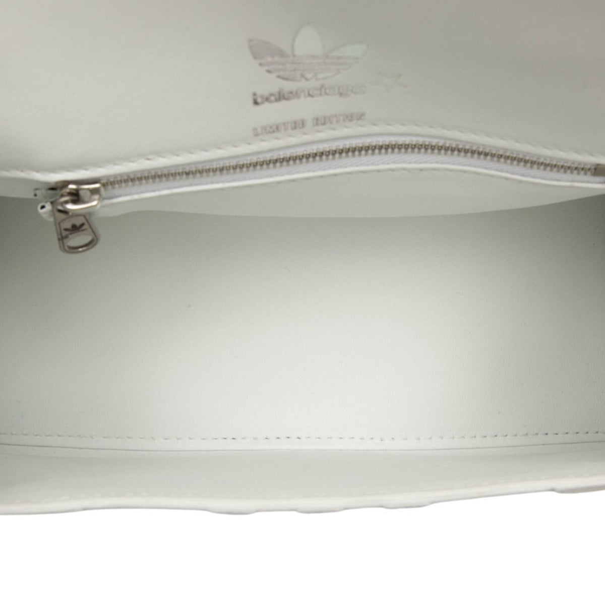 Balenciaga Black White Leather Handbag Shoulder Bag (Pre-Owned)