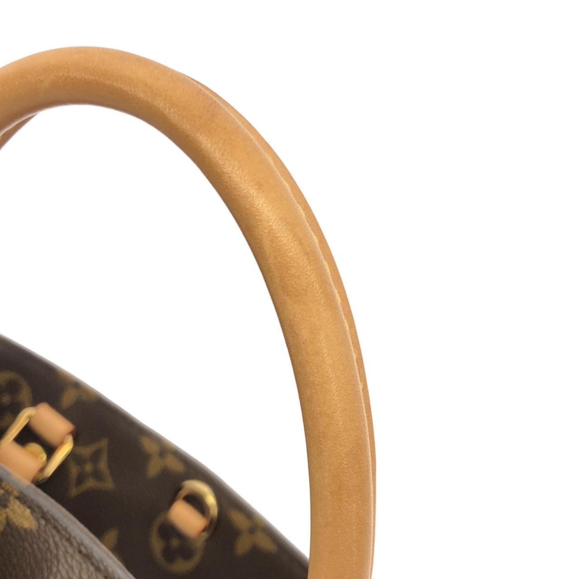 Louis Vuitton Monogram Marron Coated Canvas Handbag (Pre-Owned)