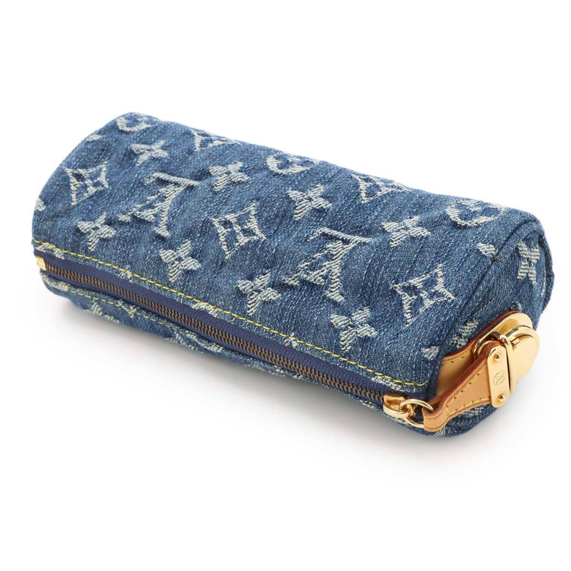 Louis Vuitton Monogram Monogram Denim Handbag Pouch (Pre-Owned)