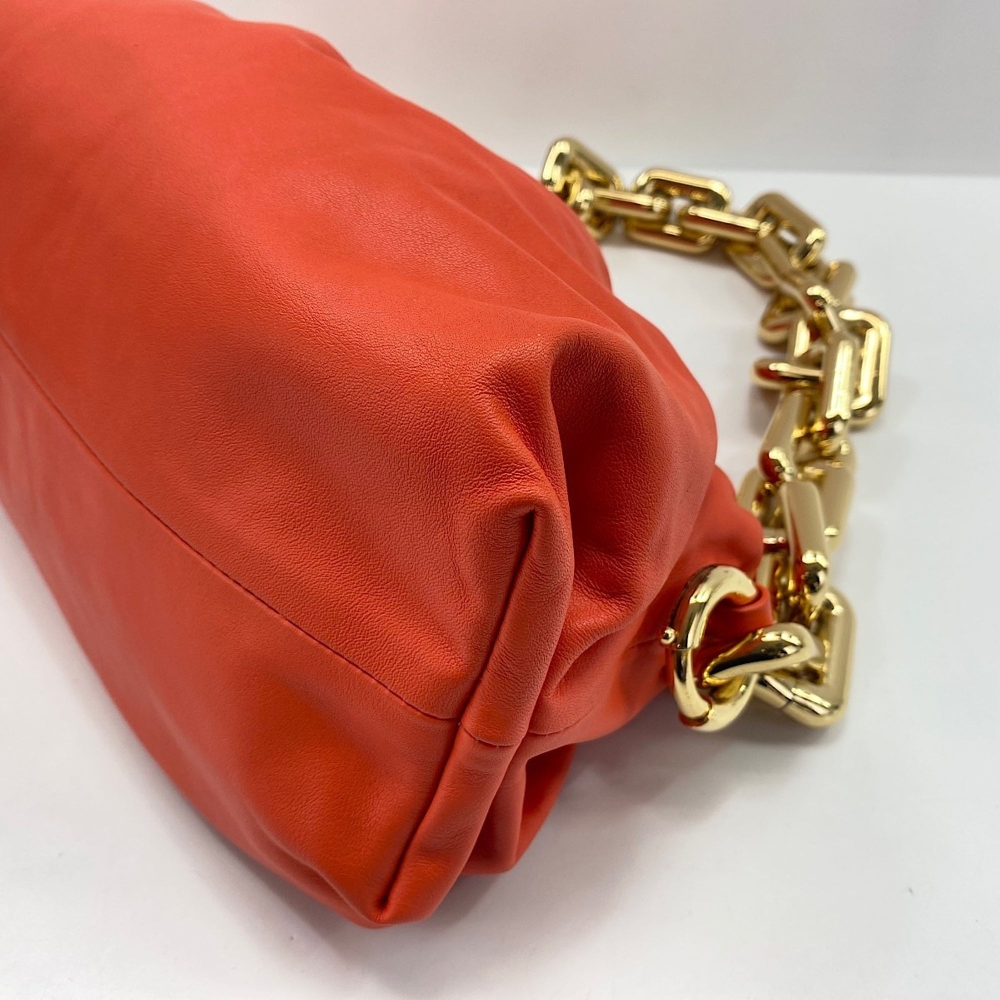 Bottega Veneta Orange Leather Pouch (Pre-Owned)