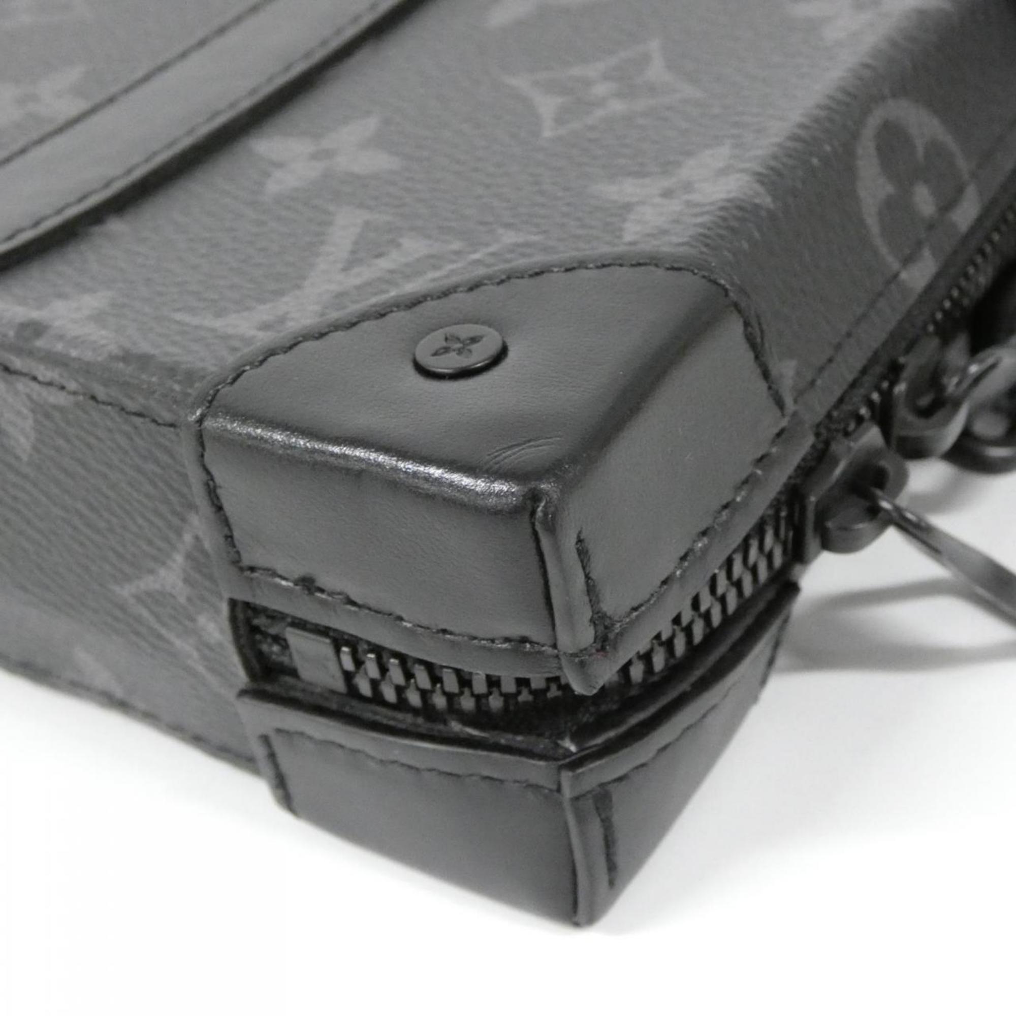 Louis Vuitton Black Coated Canvas Shoulder Bag (Pre-Owned)
