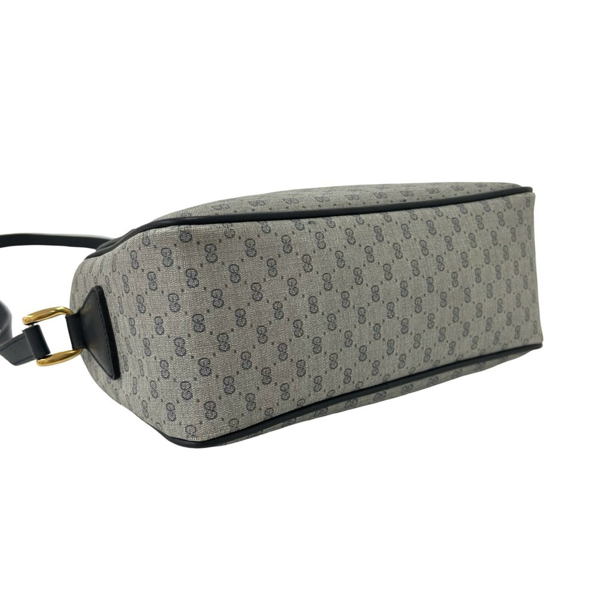 Gucci Navy Leather Pvc Pochette Shoulder Bag (Pre-Owned)