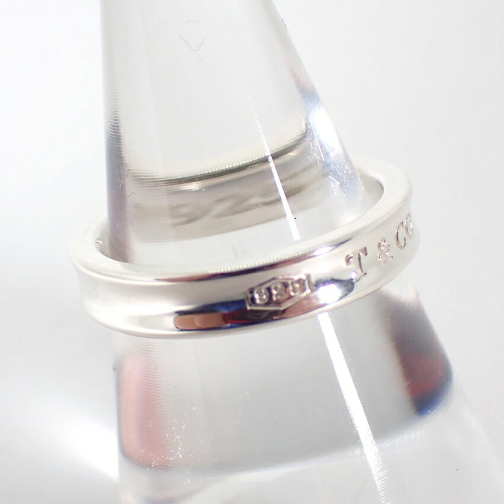 Tiffany Sterling Silver 925 Band Ring (Pre-Owned)