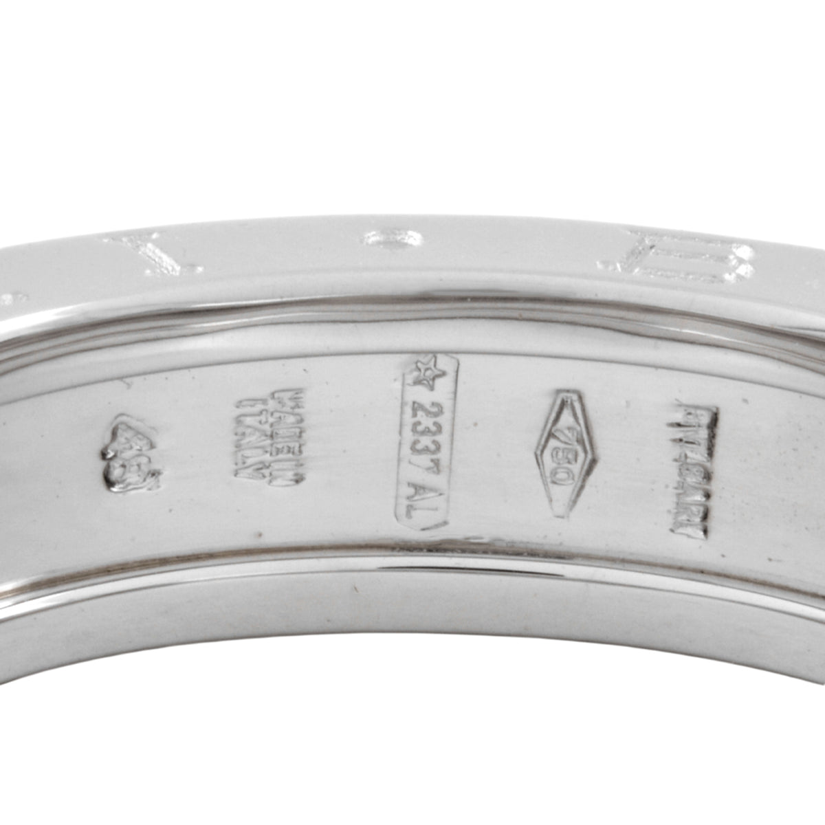 Bvlgari White Gold (18K) Band Ring (Pre-Owned)