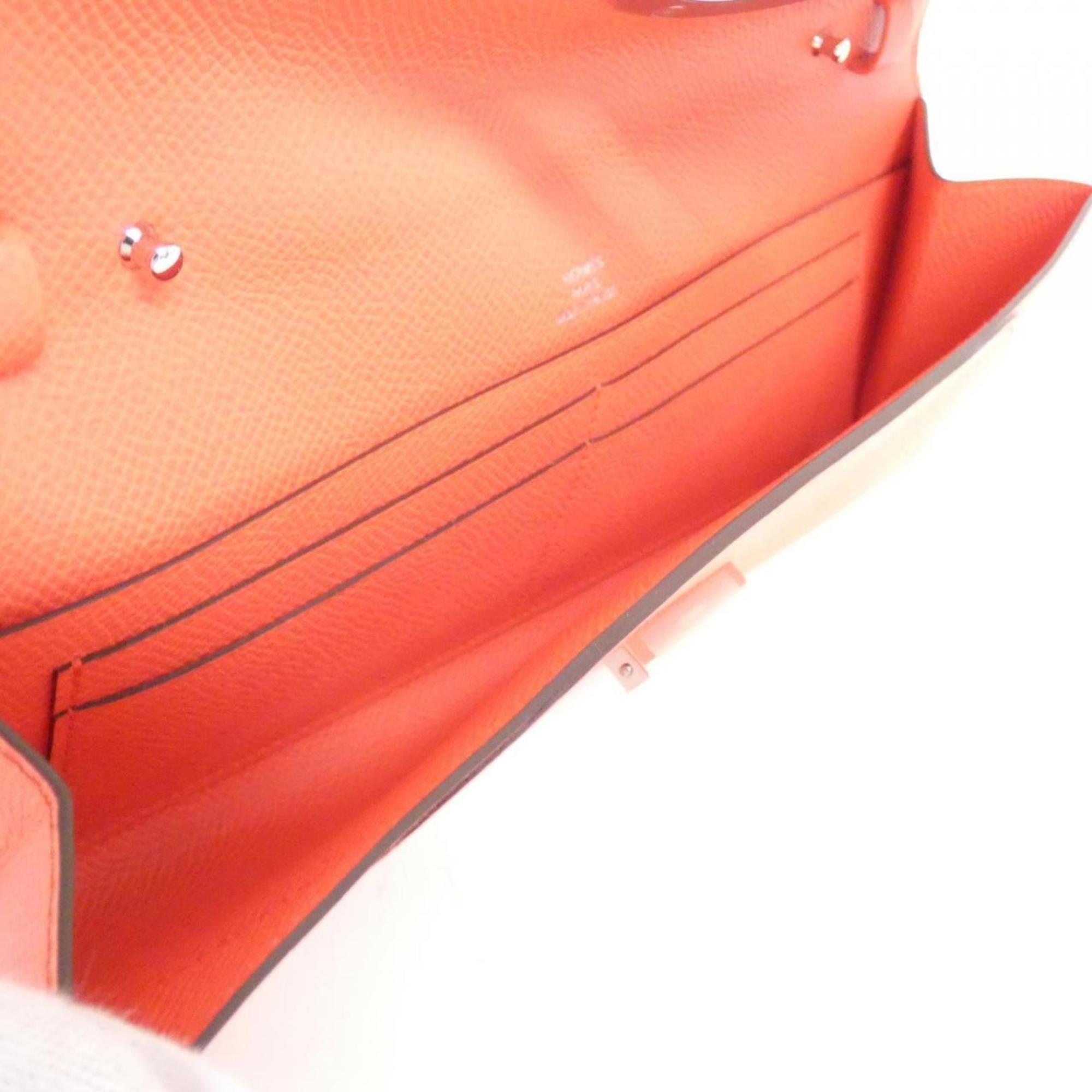 Hermes Pink Epsom Leather Chain/Shoulder Wallet (Pre-Owned)