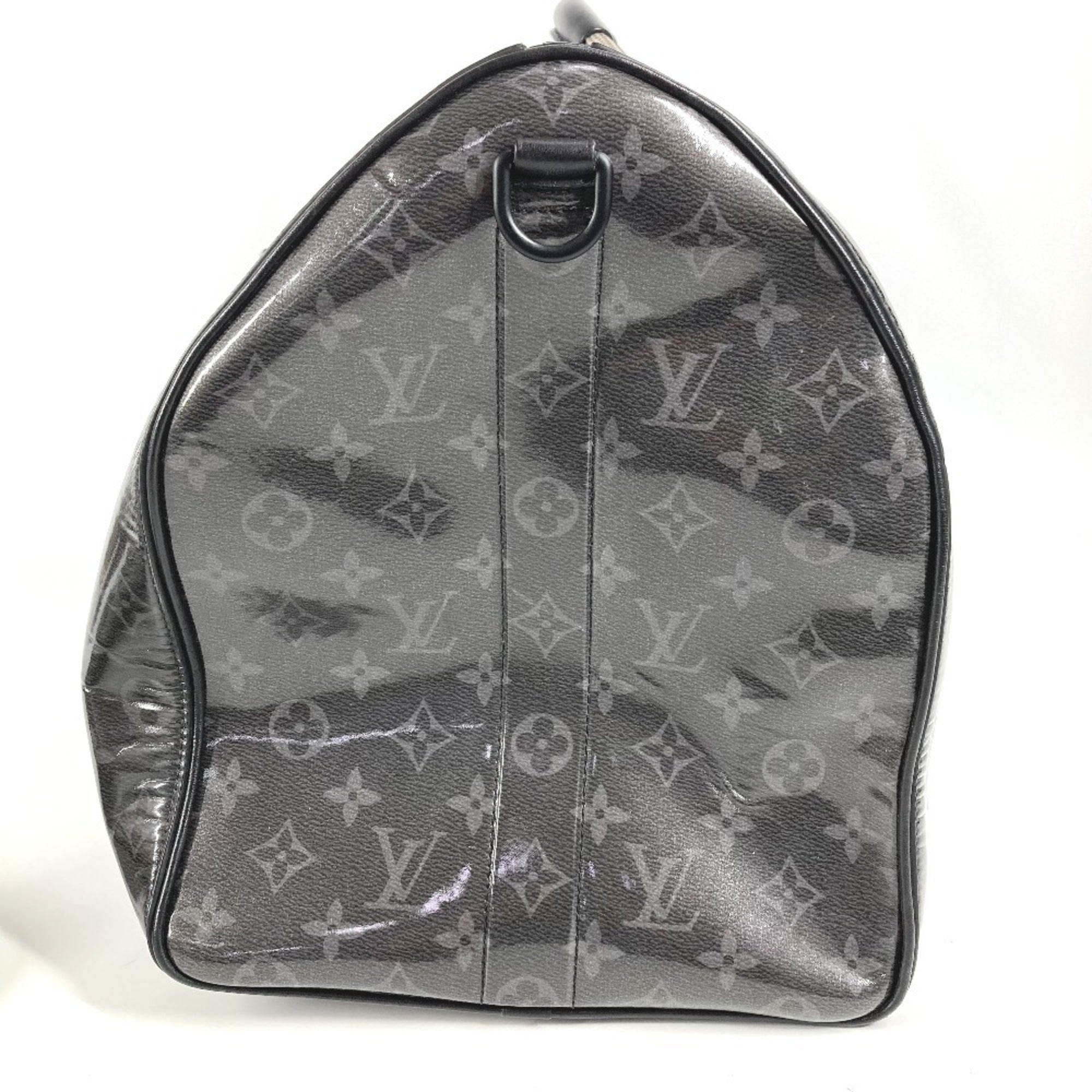 Louis Vuitton Monogram Eclipse Black Monogram Eclipse Boston Bag Shoulder Bag (Pre-Owned)