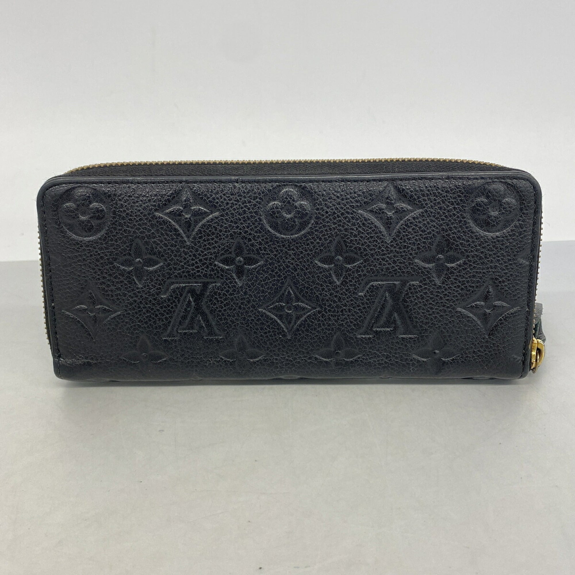 Louis Vuitton Noir Long Wallet (Bi-Fold) (Pre-Owned)
