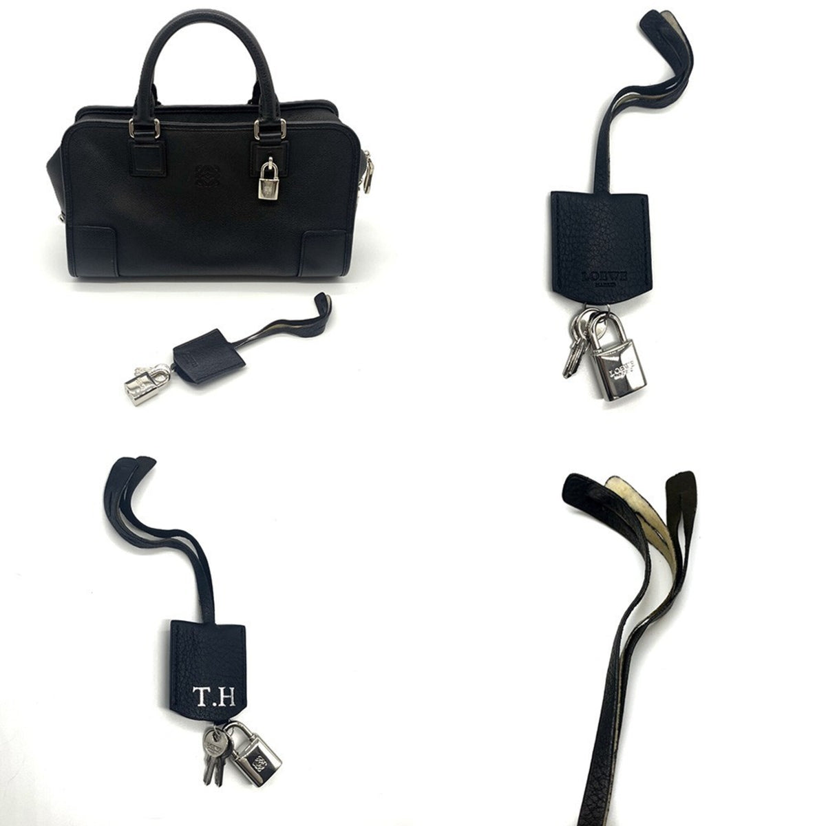 Loewe Black Leather Handbag (Pre-Owned)