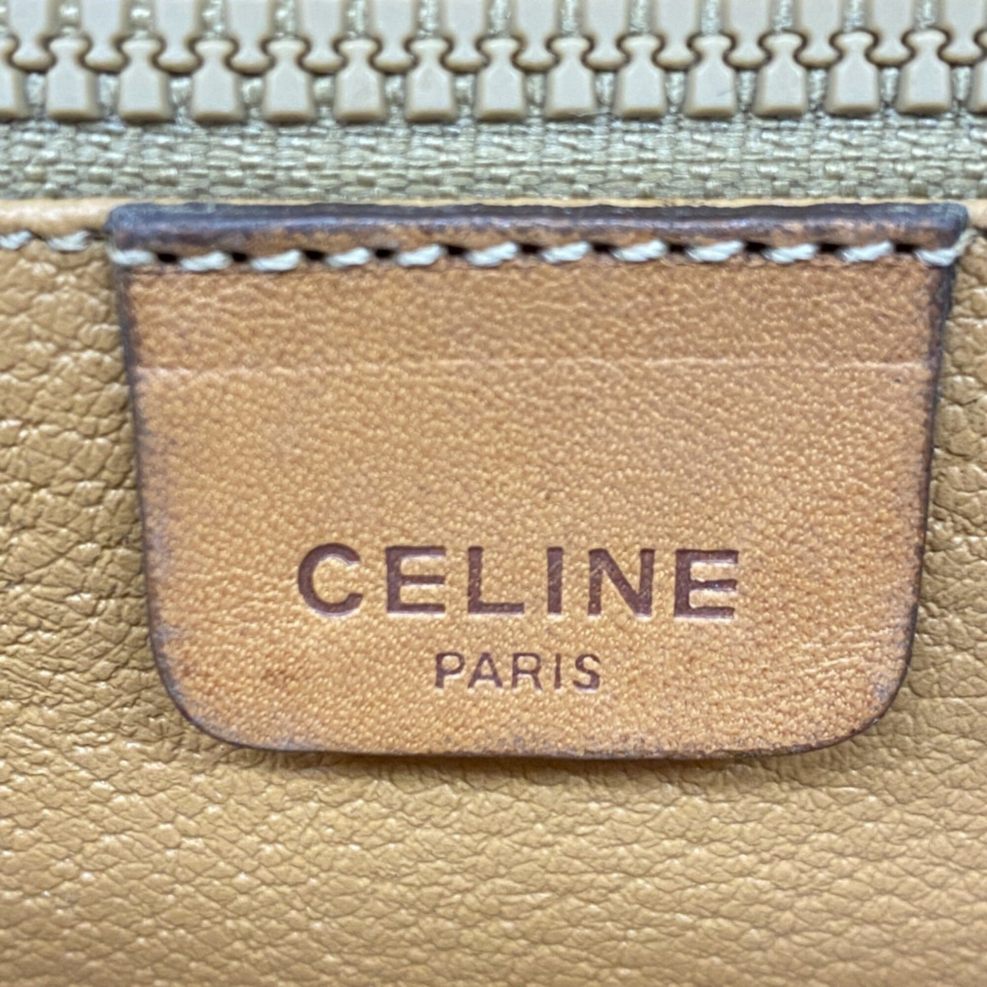 Celine Brown Pvc Shoulder Bag (Pre-Owned)