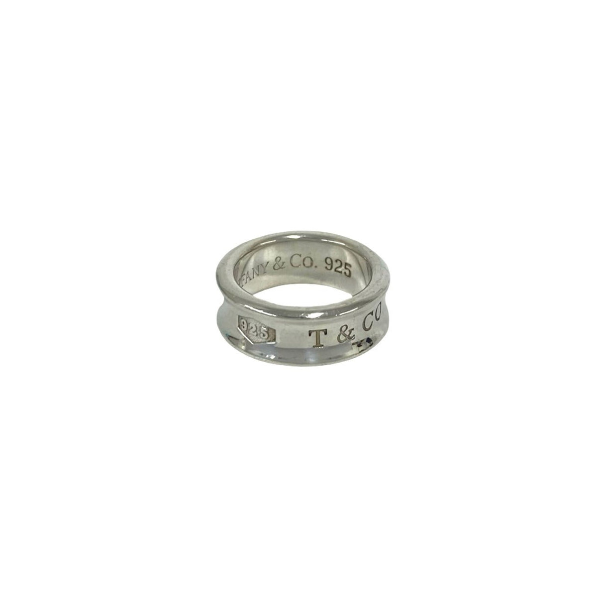 Tiffany Silver Silver 925 Band Ring (Pre-Owned)