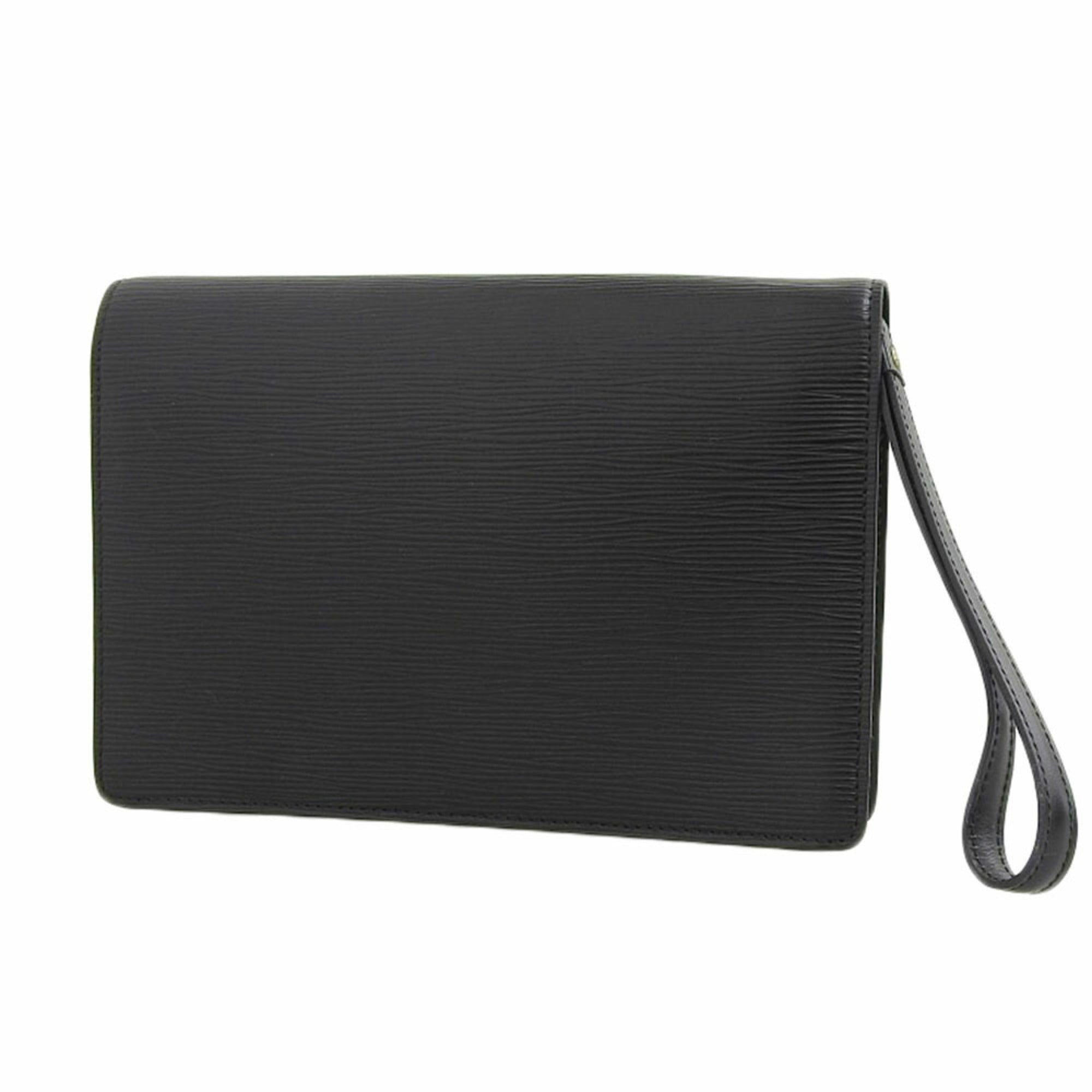 Louis Vuitton Black Noir Epi Leather Clutch Bag Pochette (Pre-Owned)