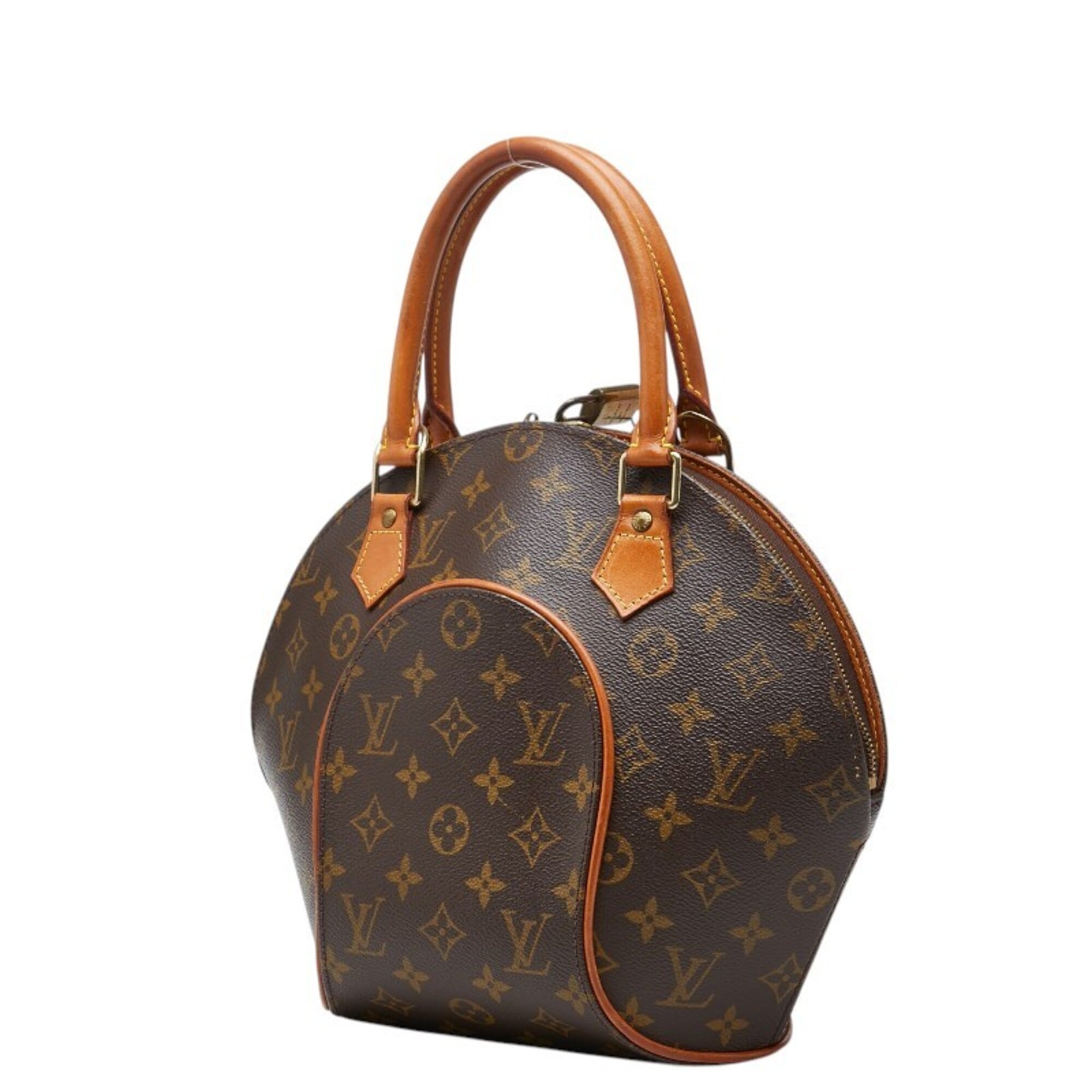 Louis Vuitton Brown Pvc Leather Handbag (Pre-Owned)