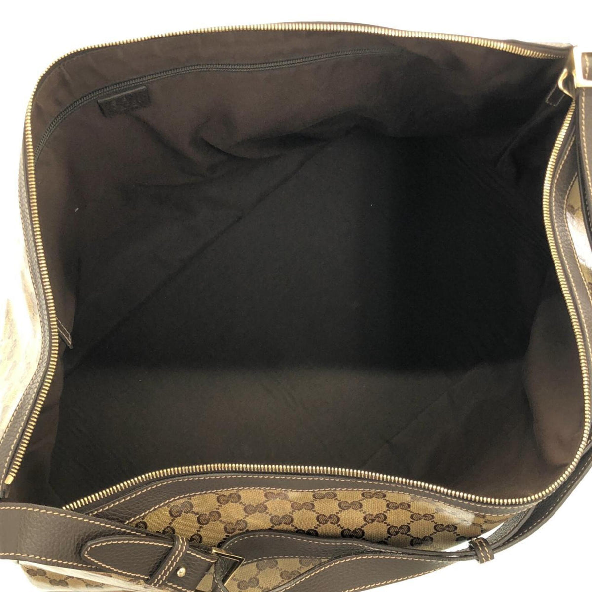 Gucci Beige Brown Gg Crystal Shoulder Bag (Pre-Owned)