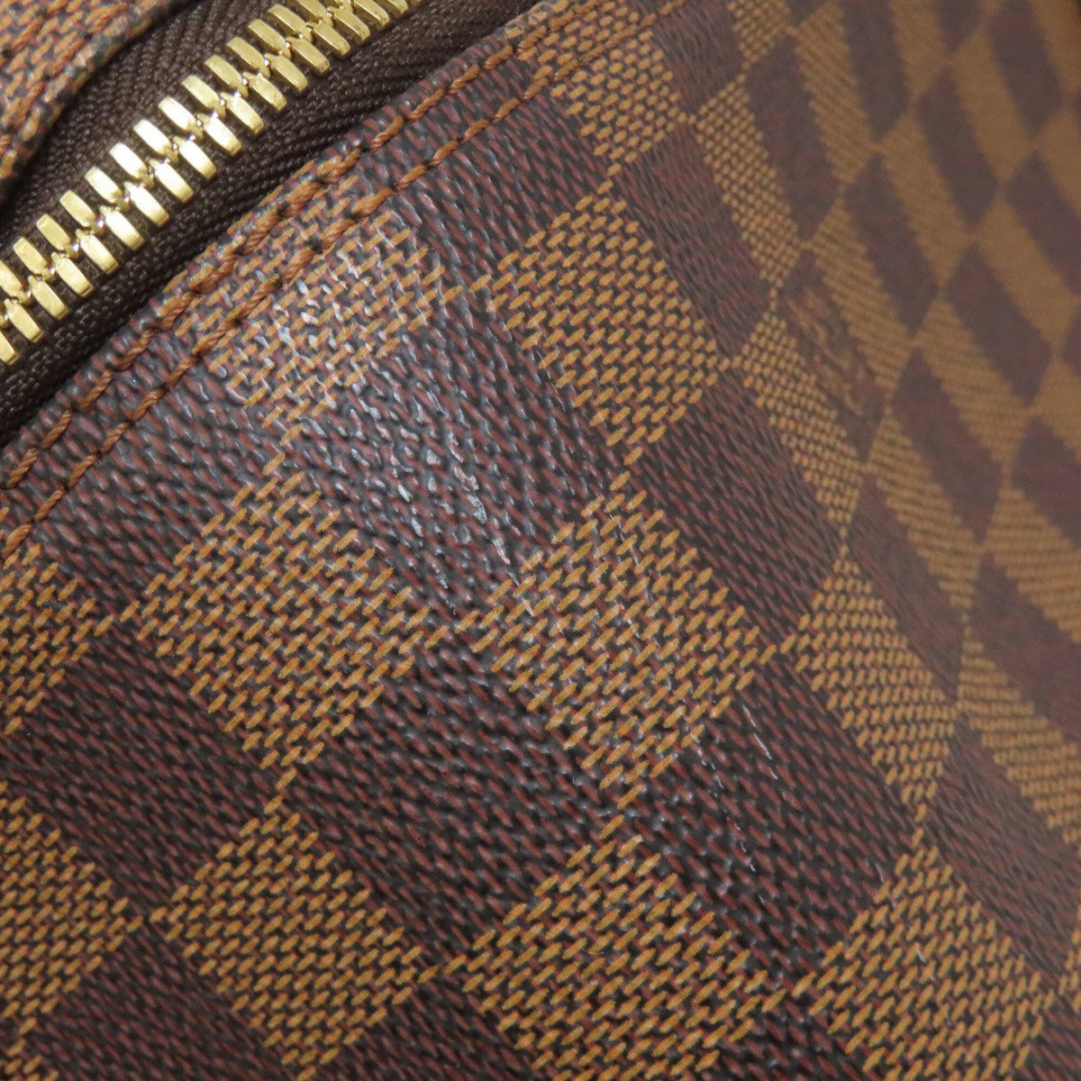 Louis Vuitton Damier Canvas Ebene Damier Canvas Shoulder Bag (Pre-Owned)