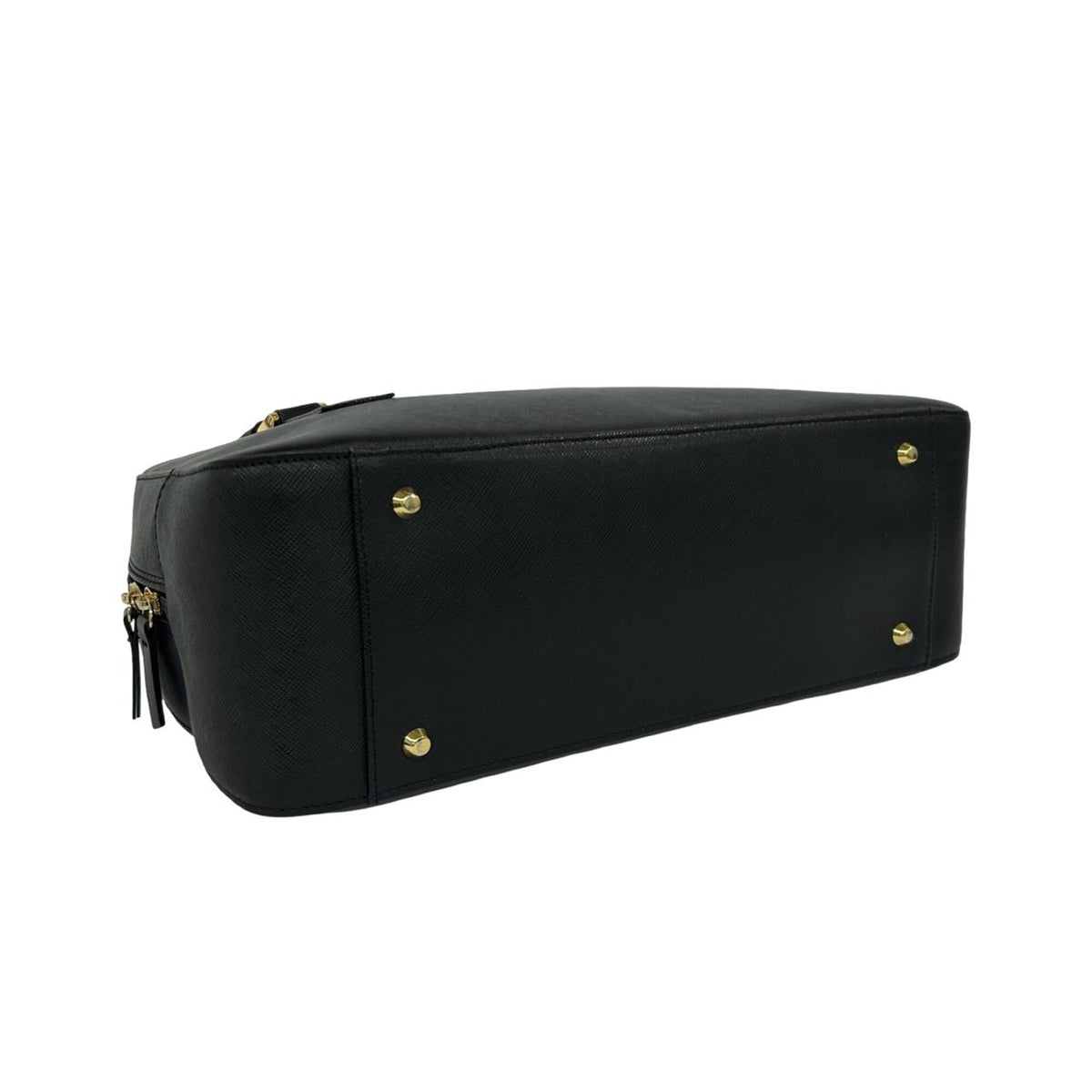 Burberry Black Leather Boston Bag Handbag Shoulder Bag (Pre-Owned)