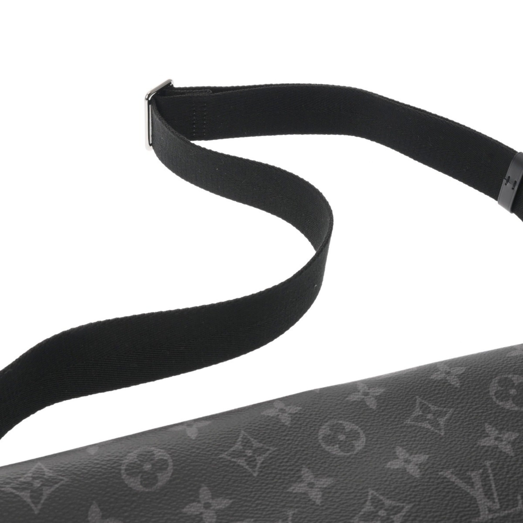 Louis Vuitton Black Monogram Canvas Shoulder Bag (Pre-Owned)