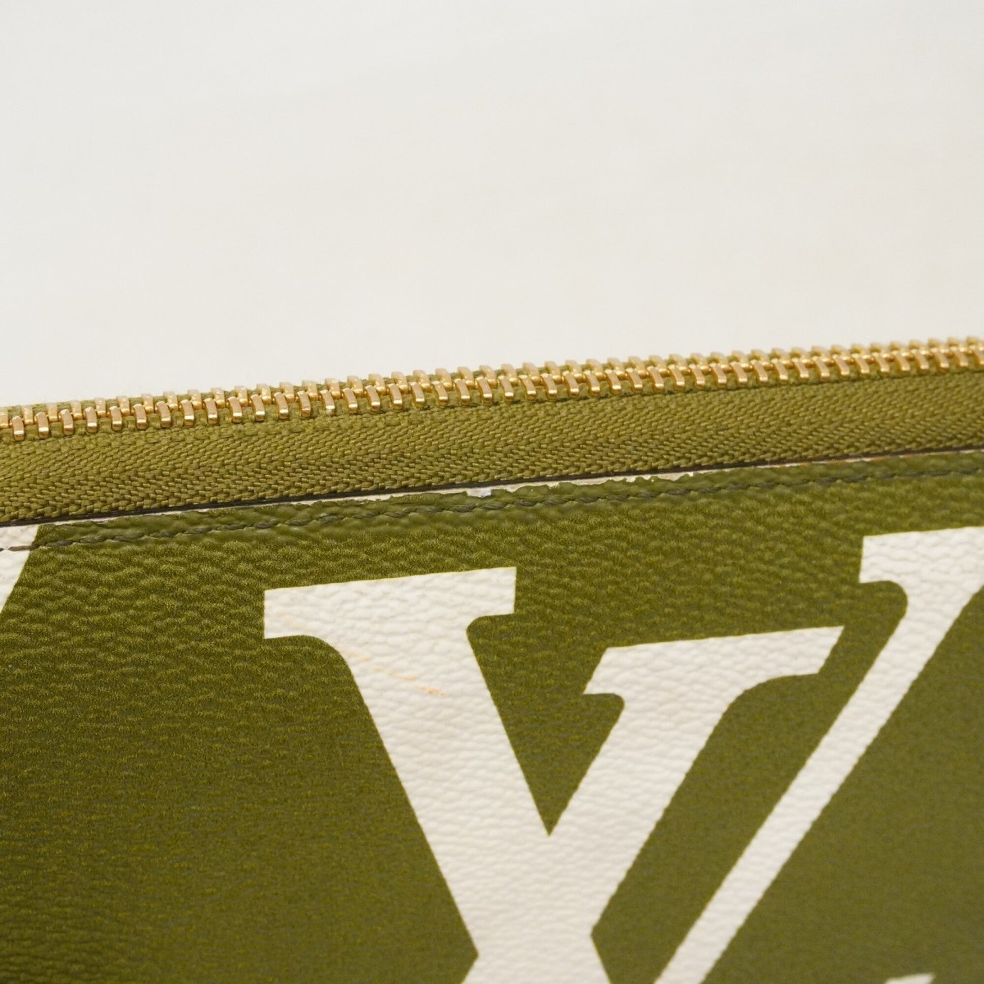 Louis Vuitton Khaki Long Wallet (Bi-Fold) (Pre-Owned)