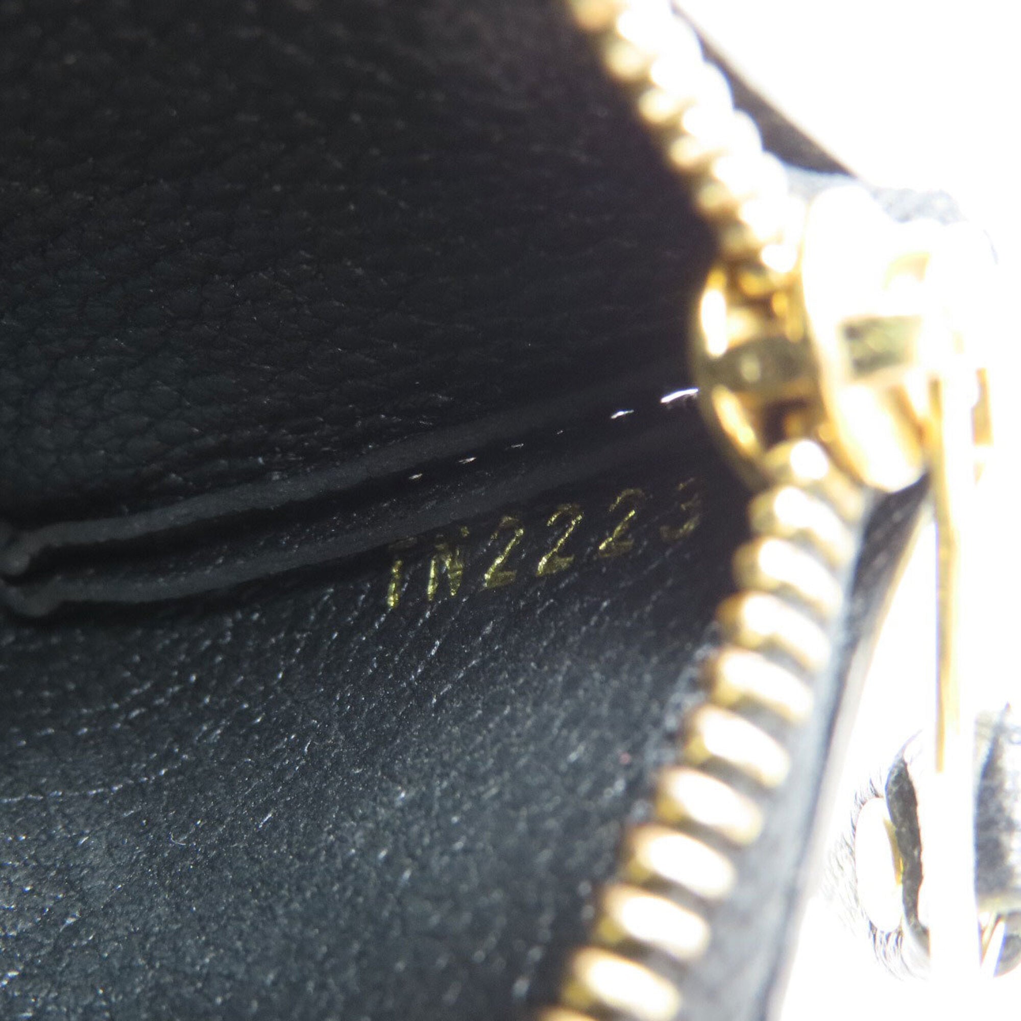 Louis Vuitton Empreinte Beige Black Monogram Empreinte Coin Purse/Coin Case (Pre-Owned)