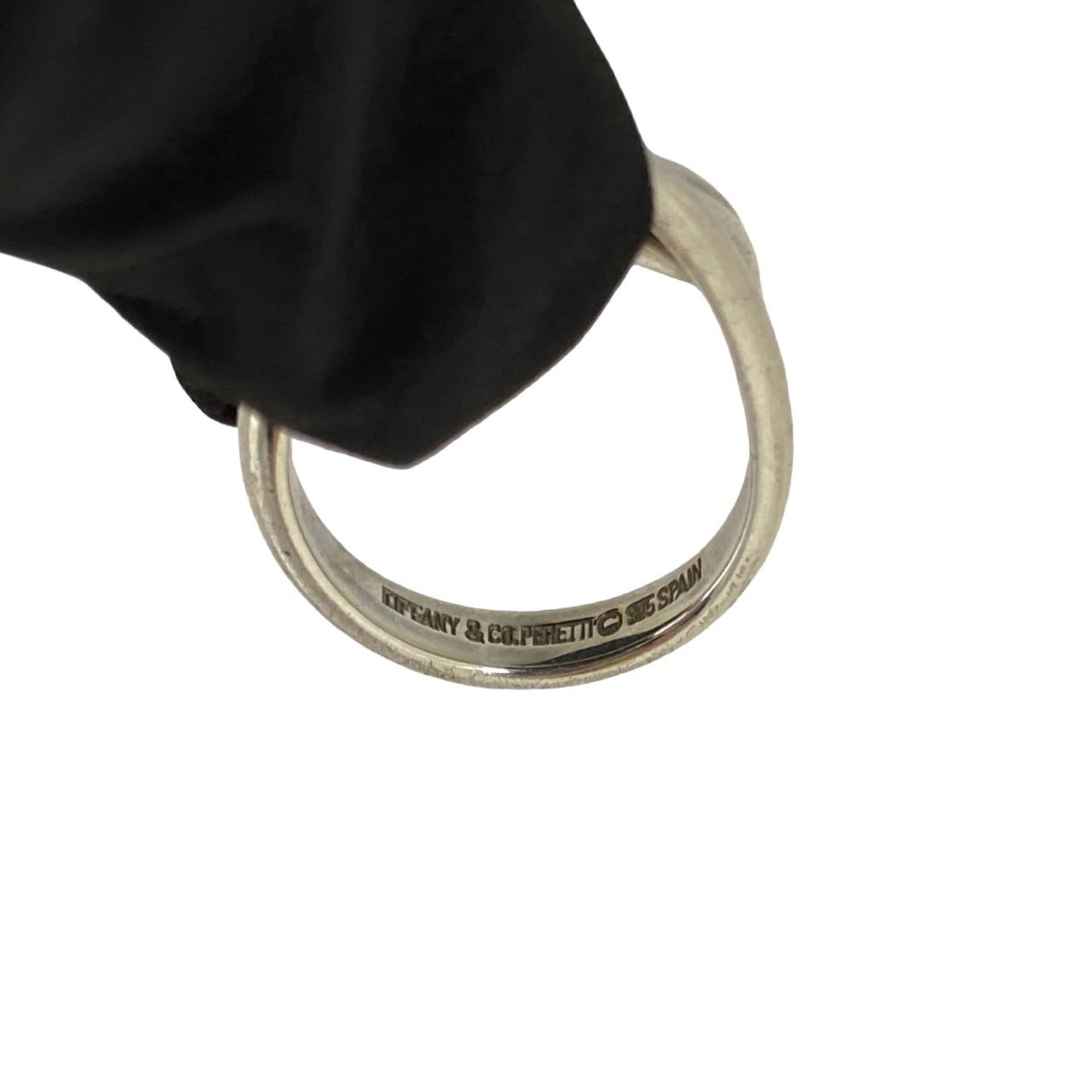 Tiffany Silver Silver 925 Band Ring (Pre-Owned)