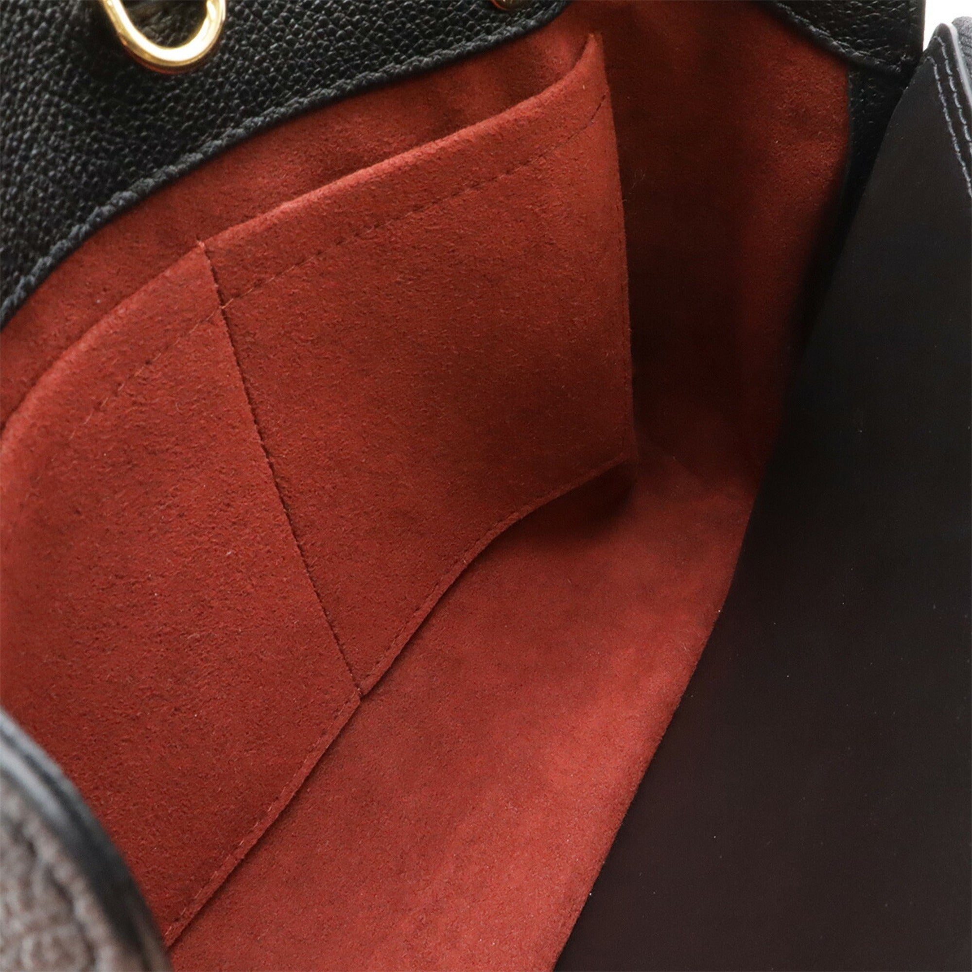Louis Vuitton Beige Black Noir Monogram Empreinte Handbag Shoulder Bag (Pre-Owned)