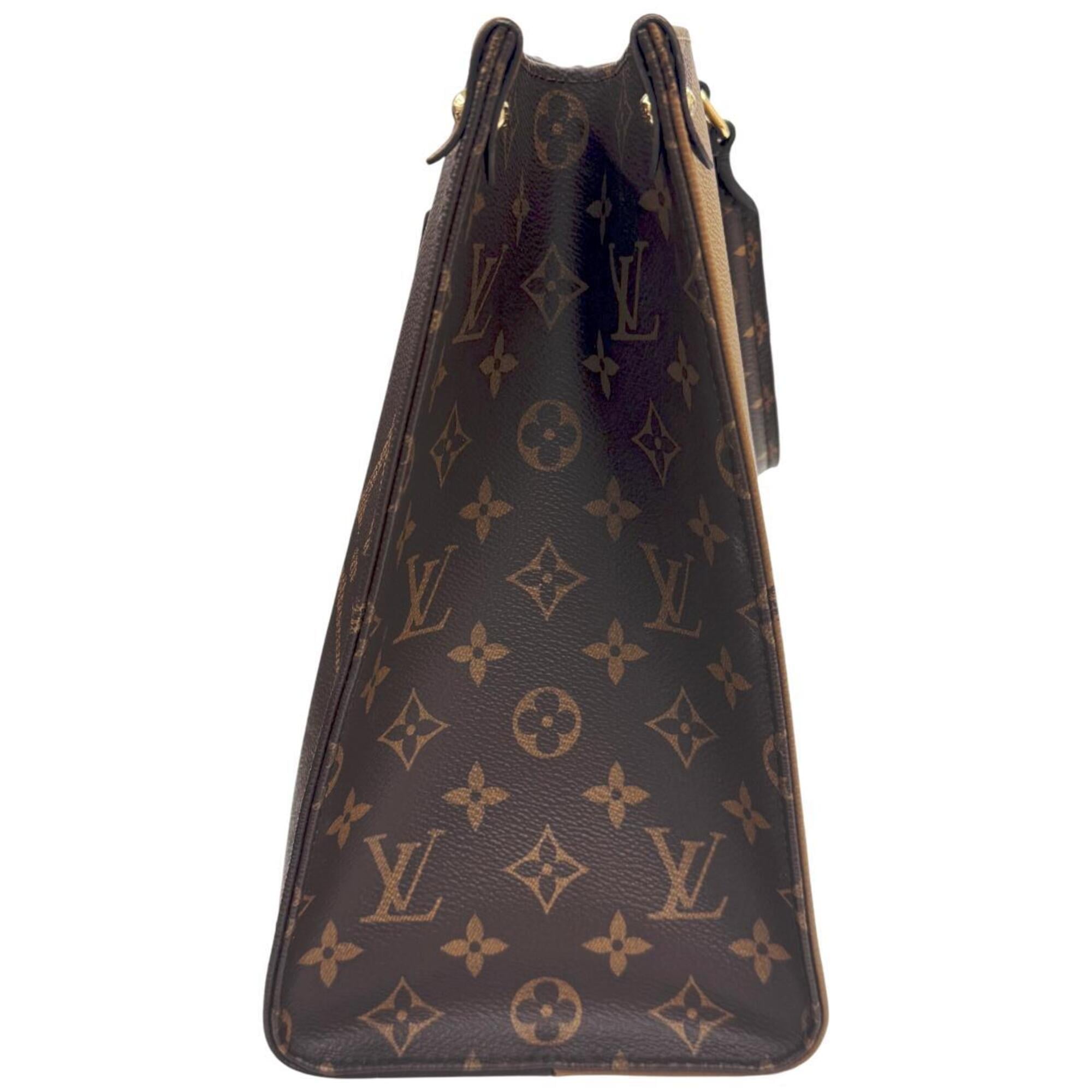 Louis Vuitton Brown Monogram Handbag Tote Bag (Pre-Owned)