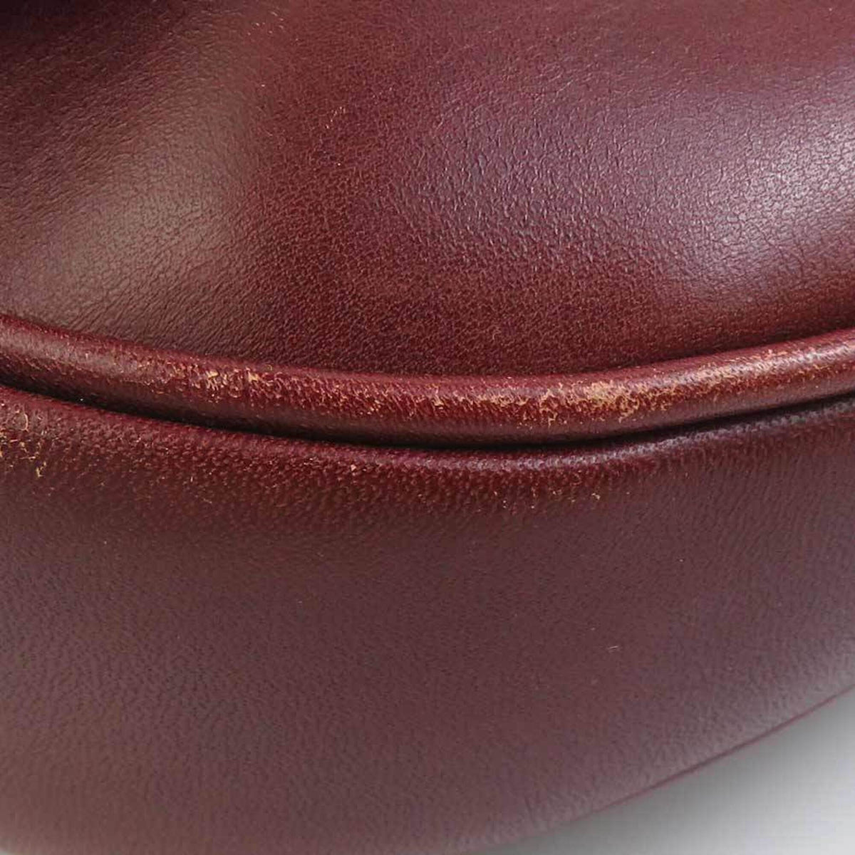 Miu Miu Brown Gold Leather Metal Shoulder Bag (Pre-Owned)