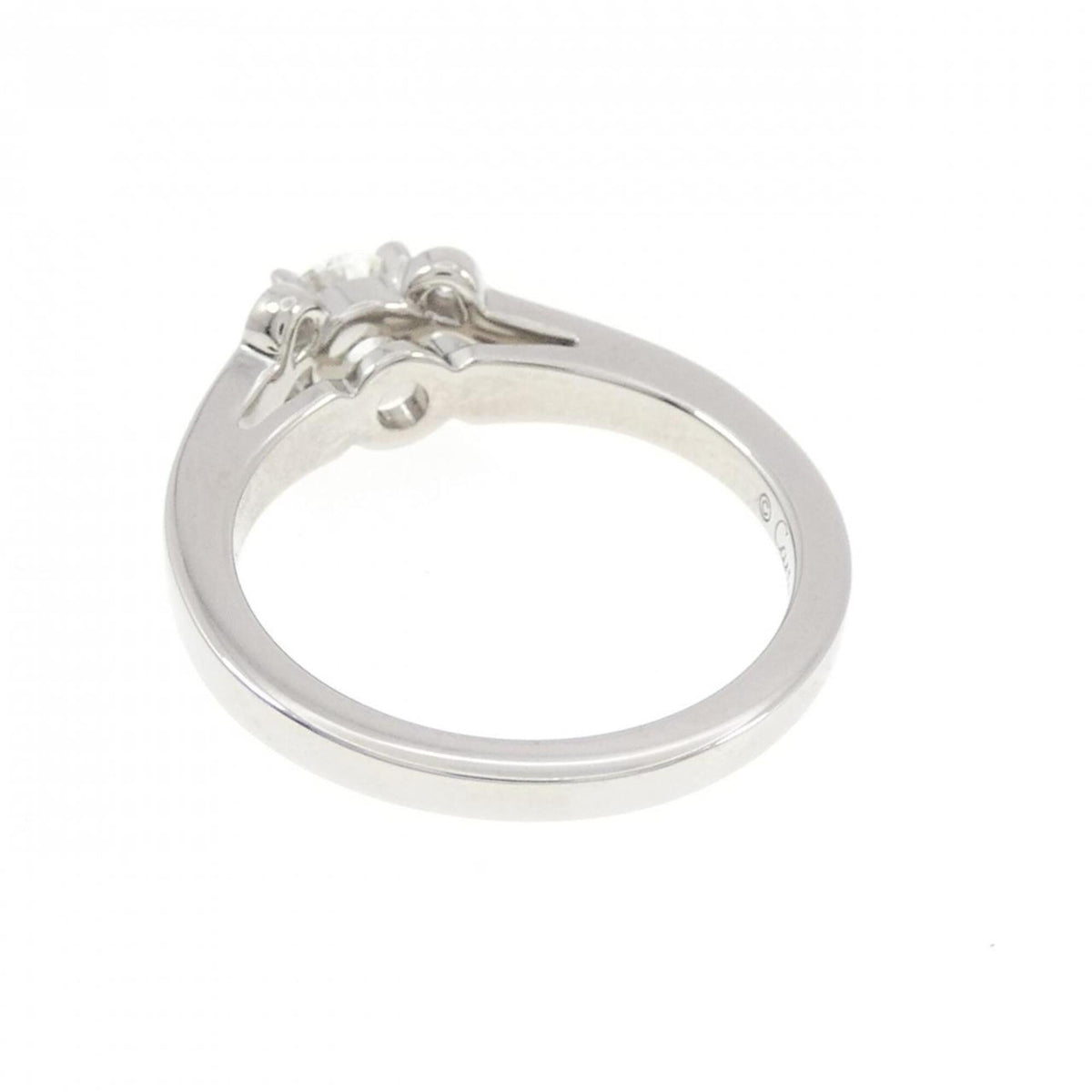 Cartier Platinum Platinum 950 Band Ring (Pre-Owned)