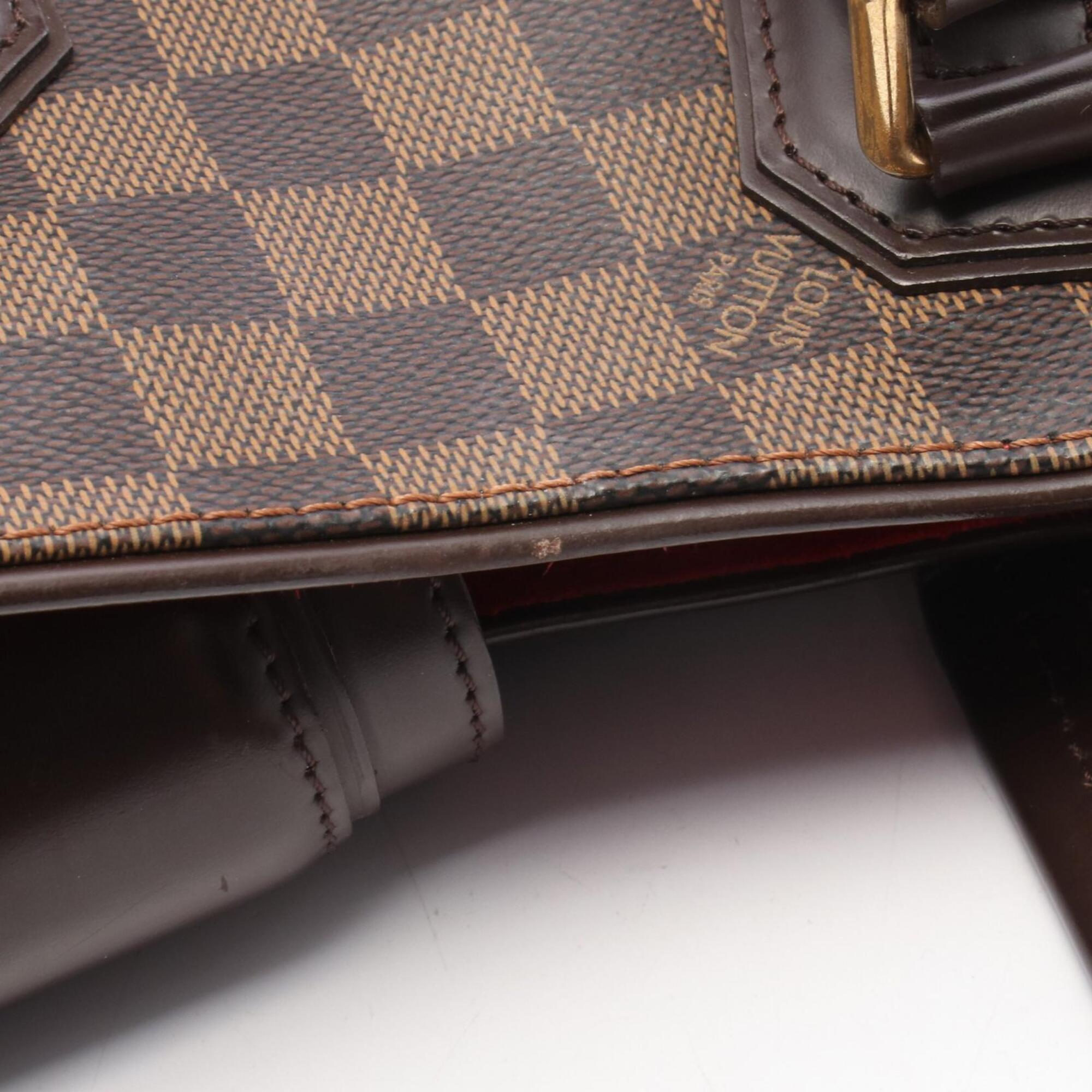 Louis Vuitton Brown Damier Canvas Coated Canvas Handbag (Pre-Owned)