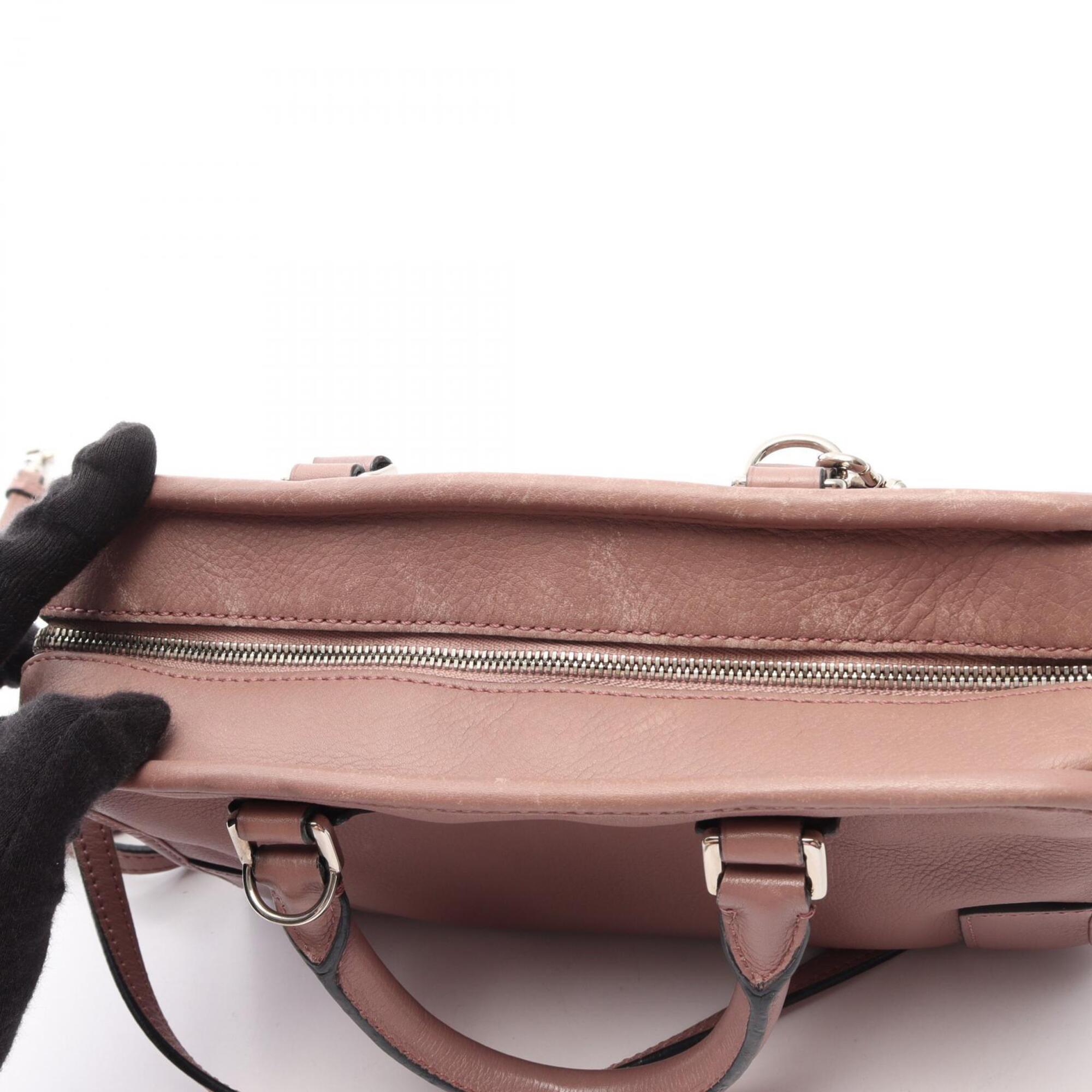 Loewe Pink Leather Handbag (Pre-Owned)