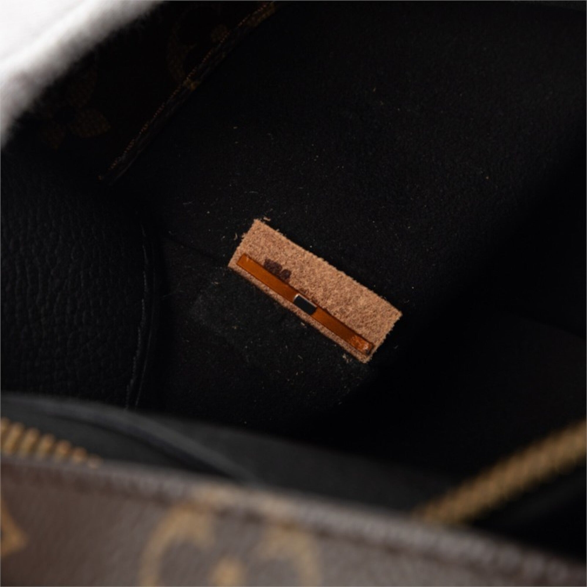 Louis Vuitton Black Brown Monogram Monogram Handbag Shoulder Bag (Pre-Owned)