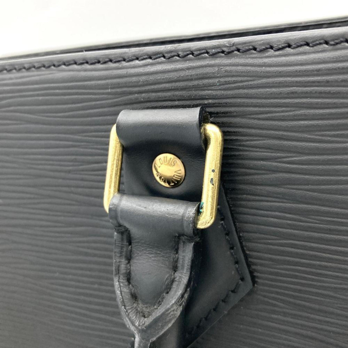 Louis Vuitton Black Noir Epi Leather Tote Bag (Pre-Owned)