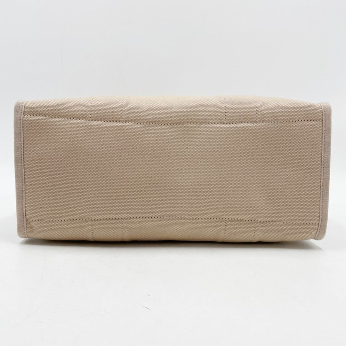 Coach Beige Canvas Handbag Tote Bag (Pre-Owned)