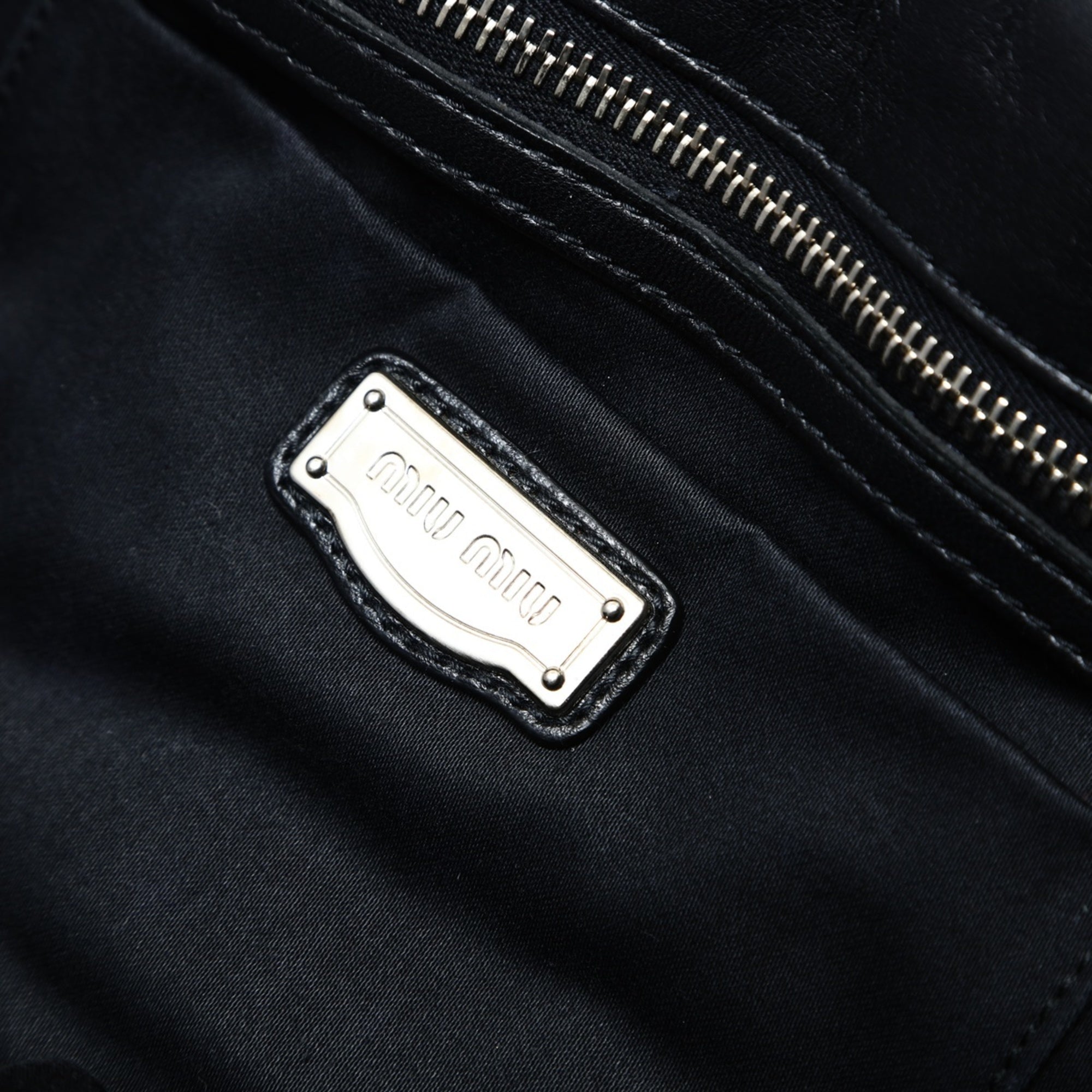 Miu Miu Matelasse Black Shoulder Bag (Pre-Owned)