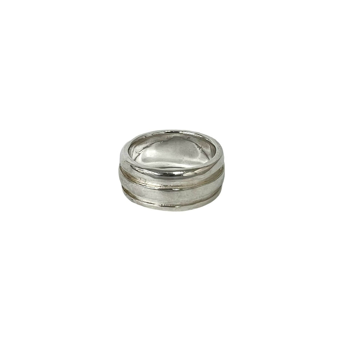 Tiffany Silver Silver 925 Band Ring (Pre-Owned)