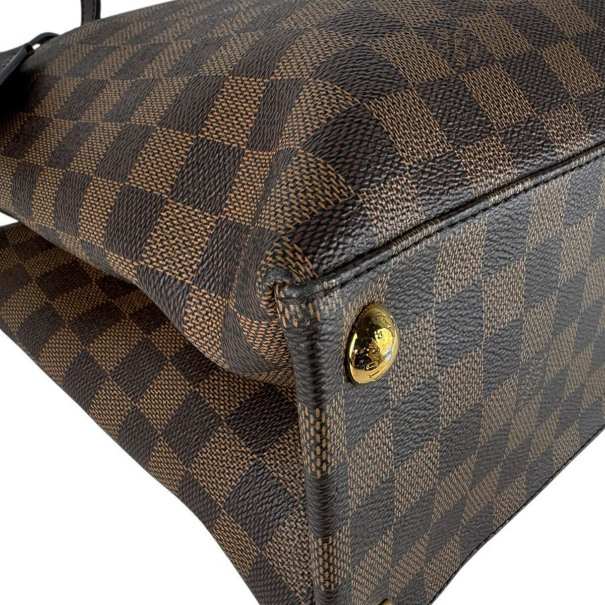 Louis Vuitton Brown Damier Canvas Damier Canvas Handbag Shoulder Bag (Pre-Owned)