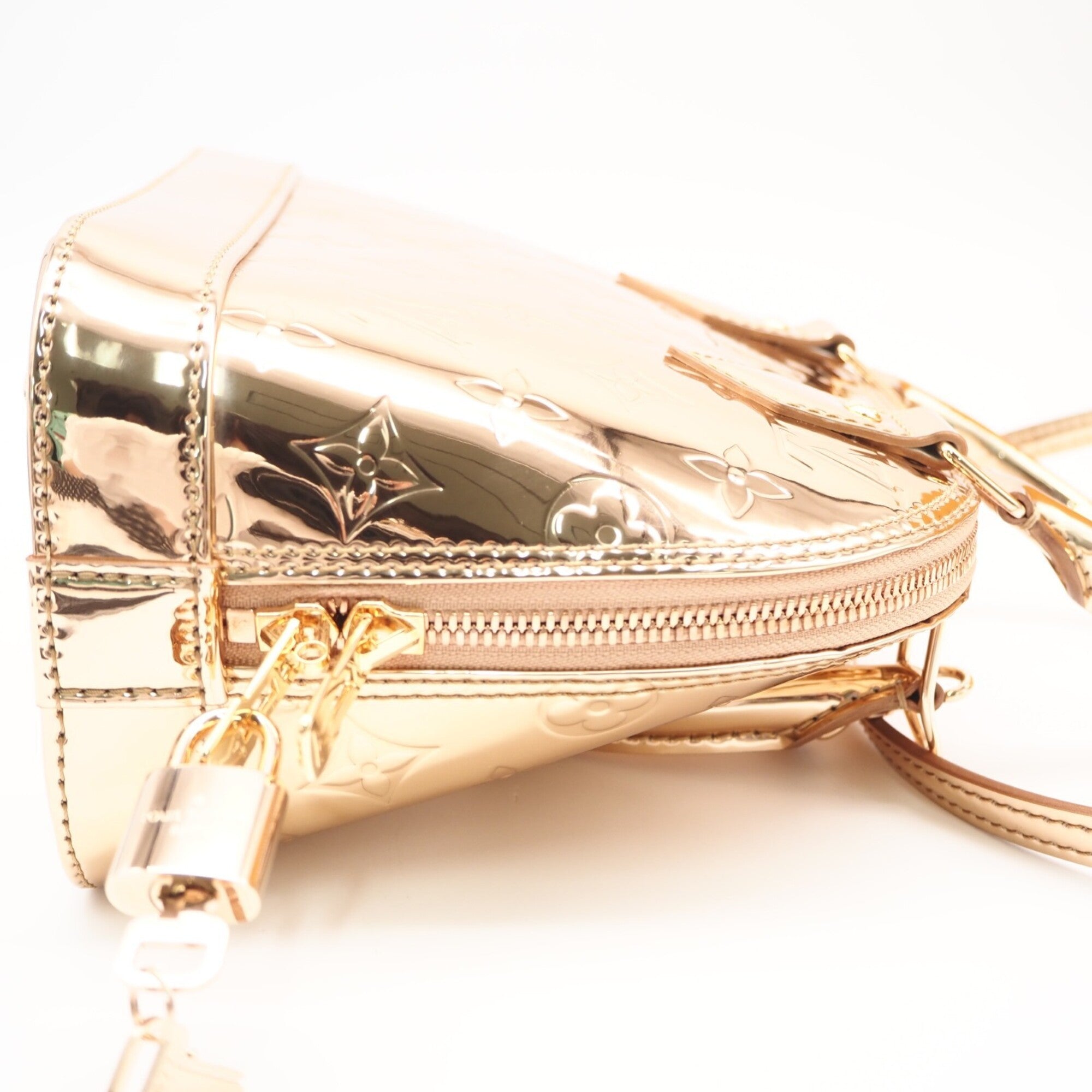 Louis Vuitton Bronze Coated Canvas Handbag (Pre-Owned)