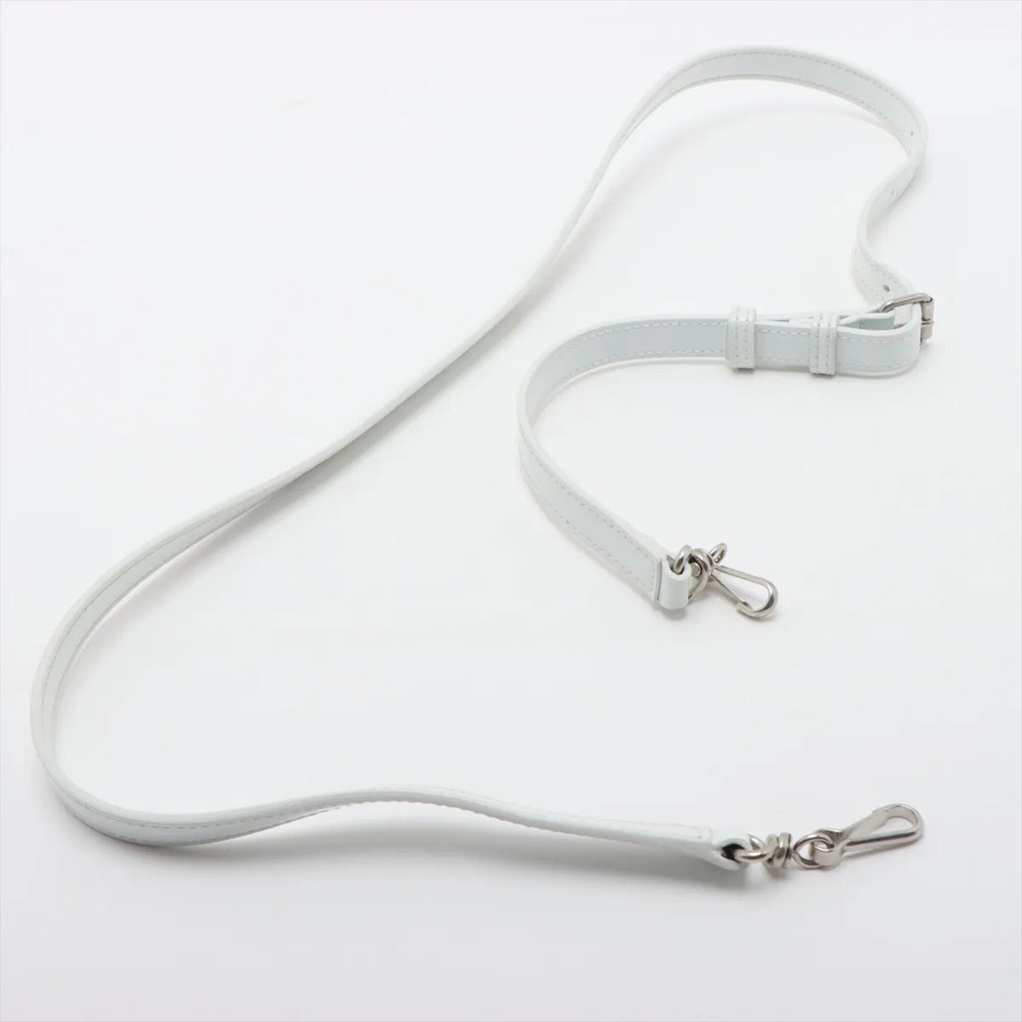 Balenciaga White Leather Basket Handbag Shoulder Bag (Pre-Owned)