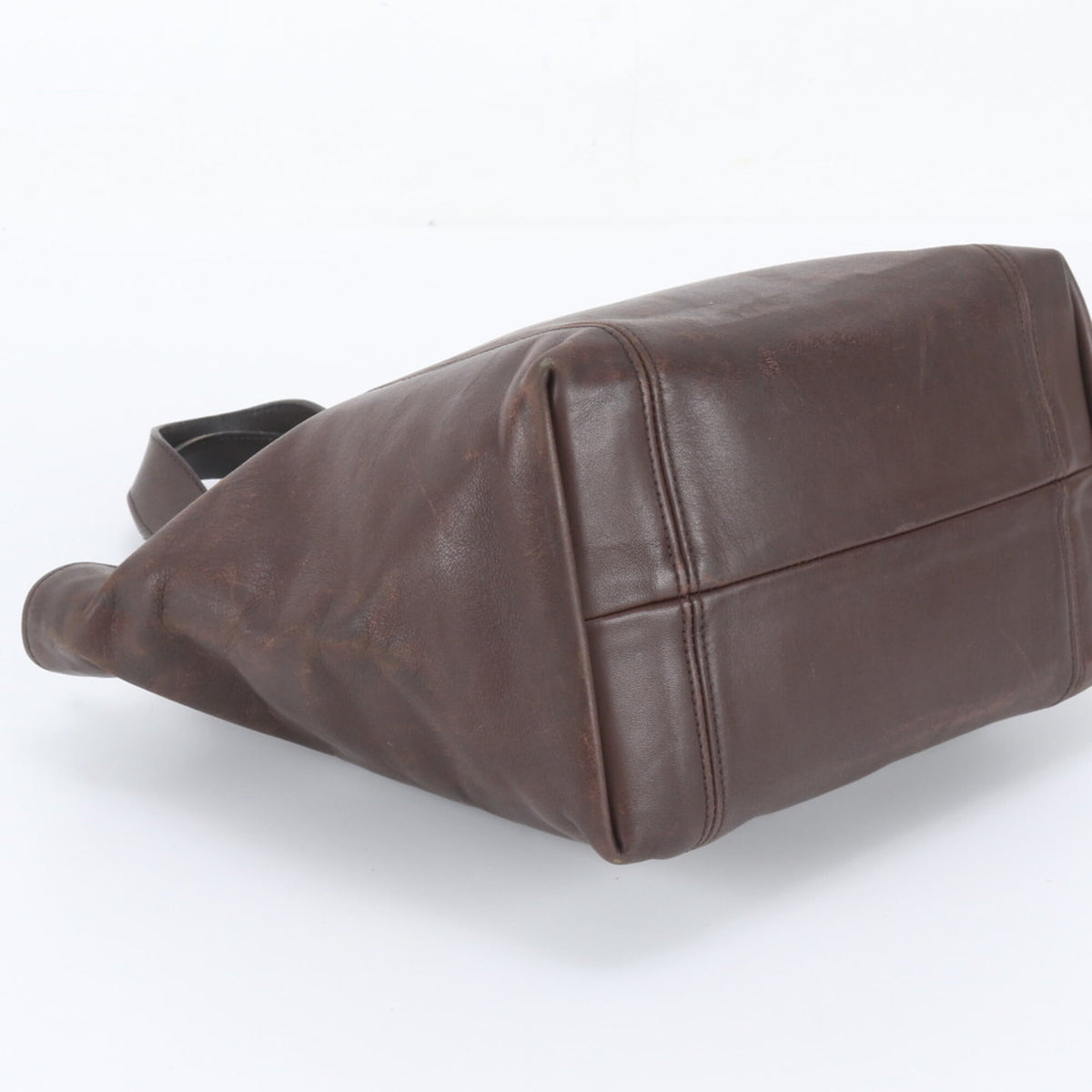 Coach Brown Leather Handbag Tote Bag (Pre-Owned)