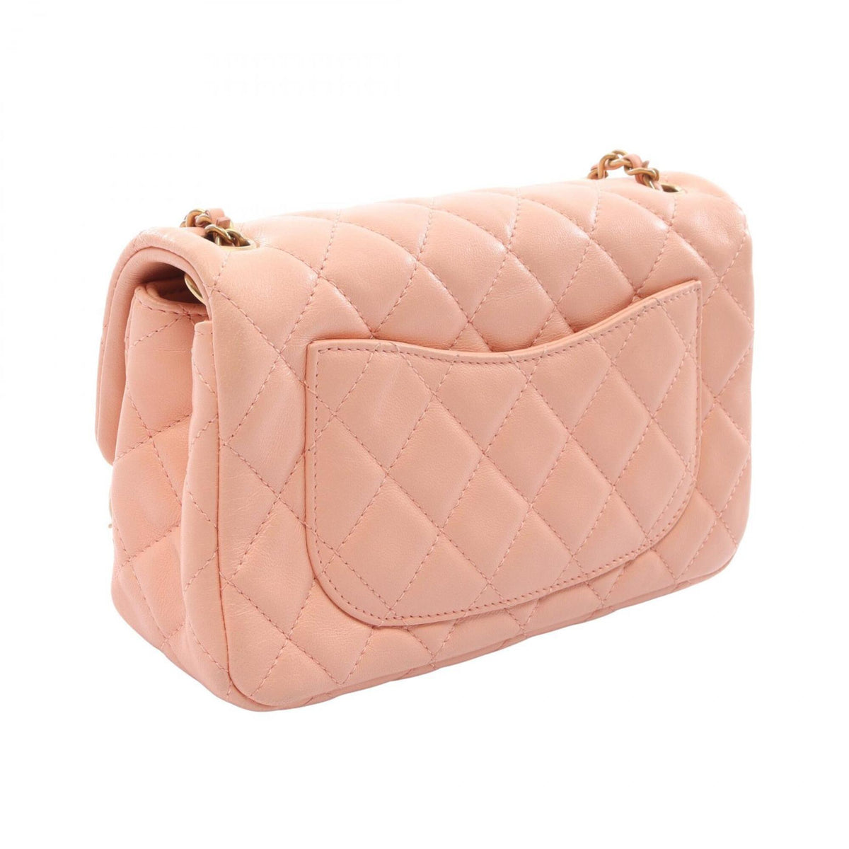 Chanel Pink Leather Handbag Shoulder Bag (Pre-Owned)