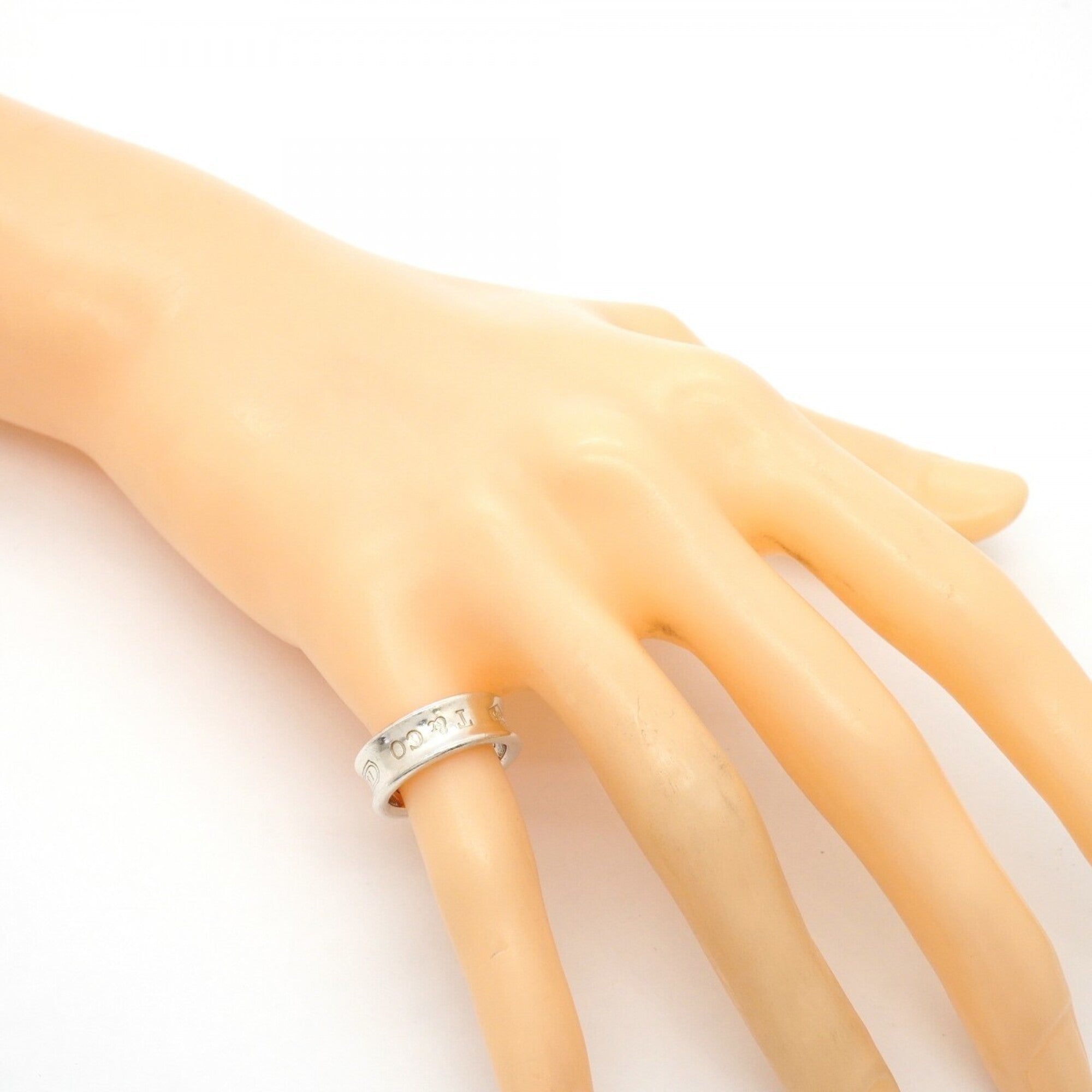 Tiffany Silver 925 Band Ring (Pre-Owned)