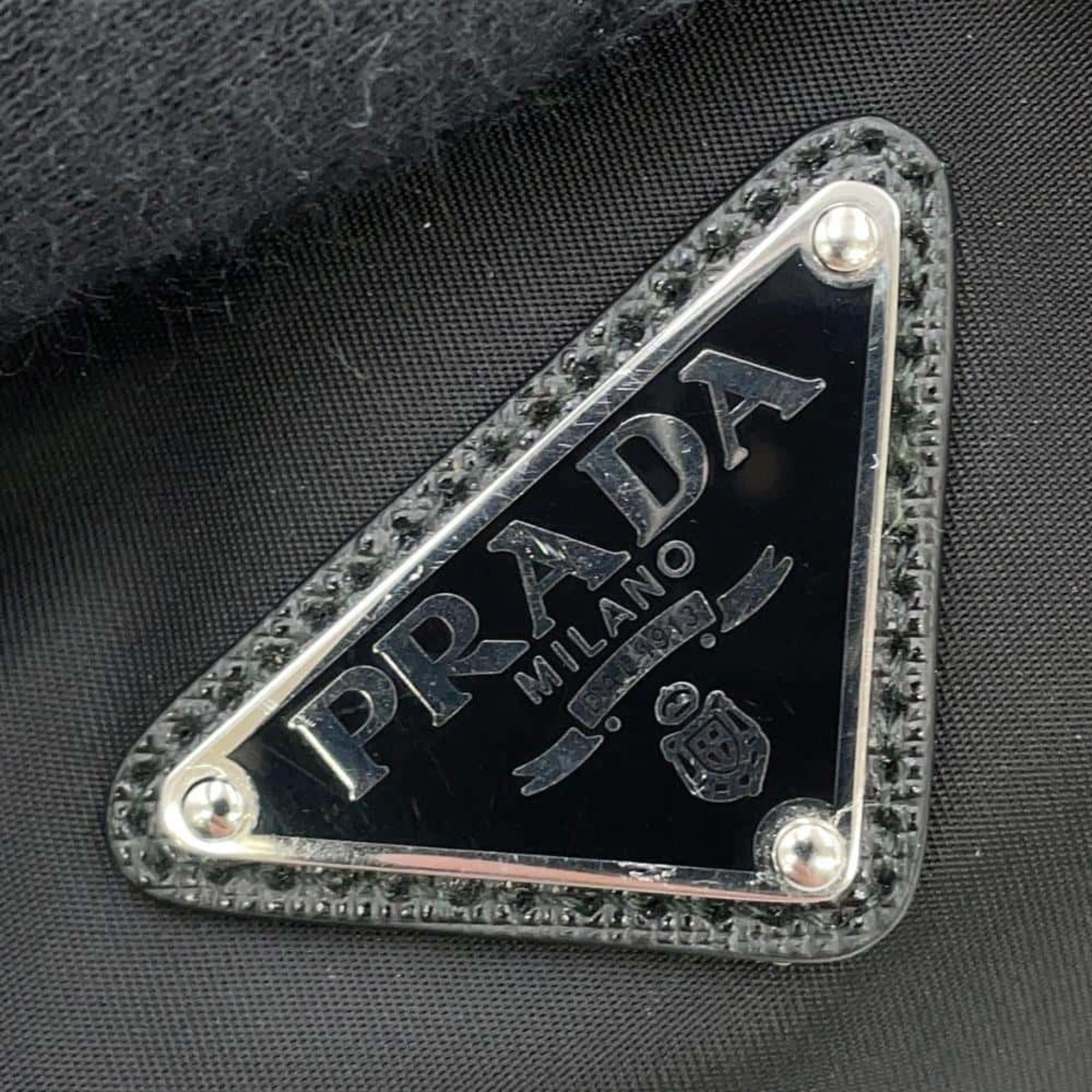 Prada Black Nylon Shopping Bag Tote Bag (Pre-Owned)
