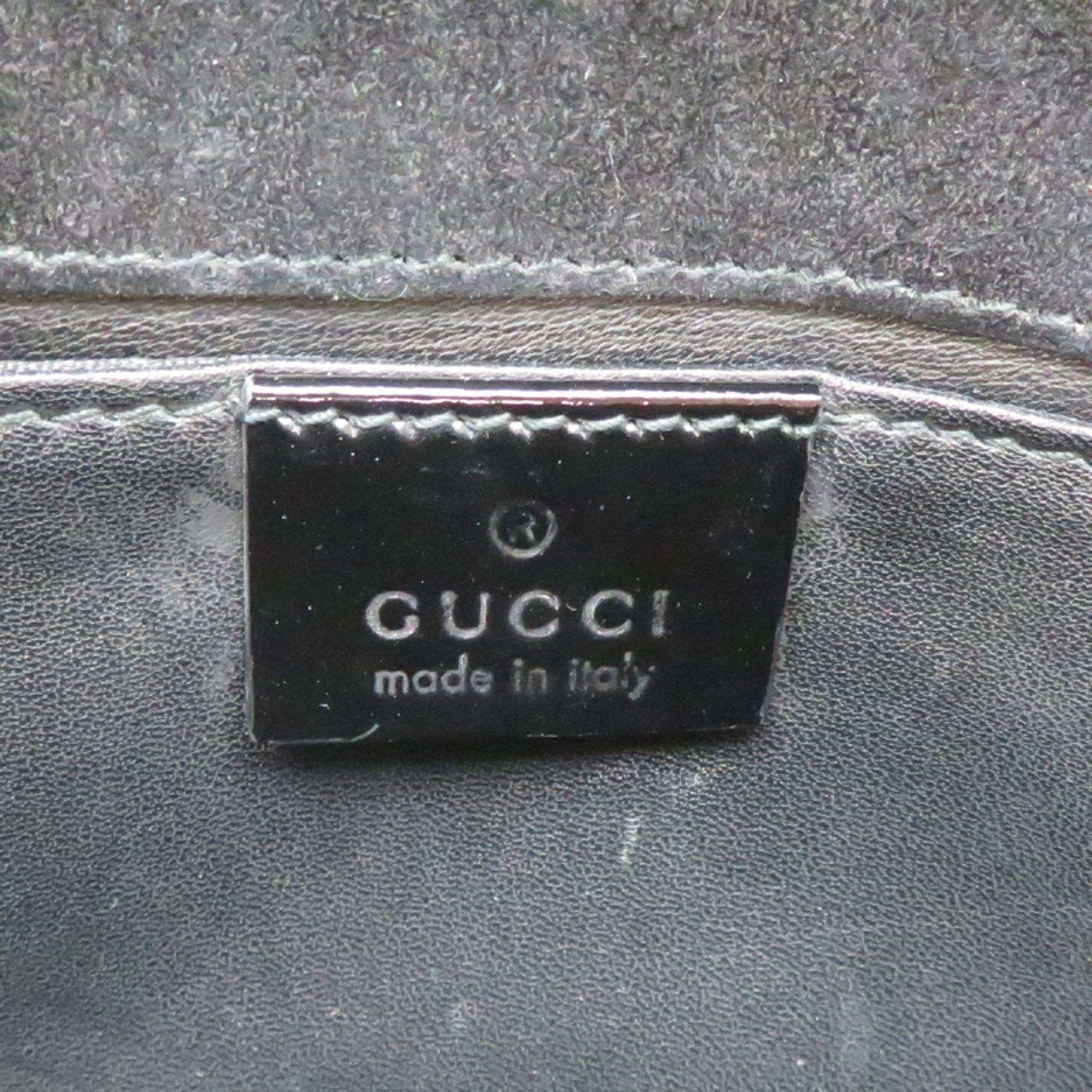 Gucci Black Patent Leather Shoulder Bag (Pre-Owned)