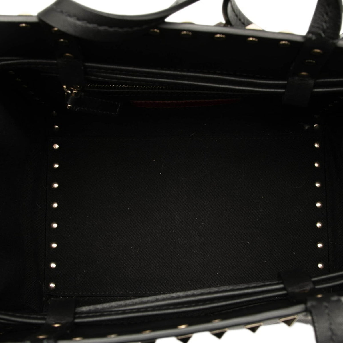 Valentino Black Leather Handbag Shoulder Bag (Pre-Owned)