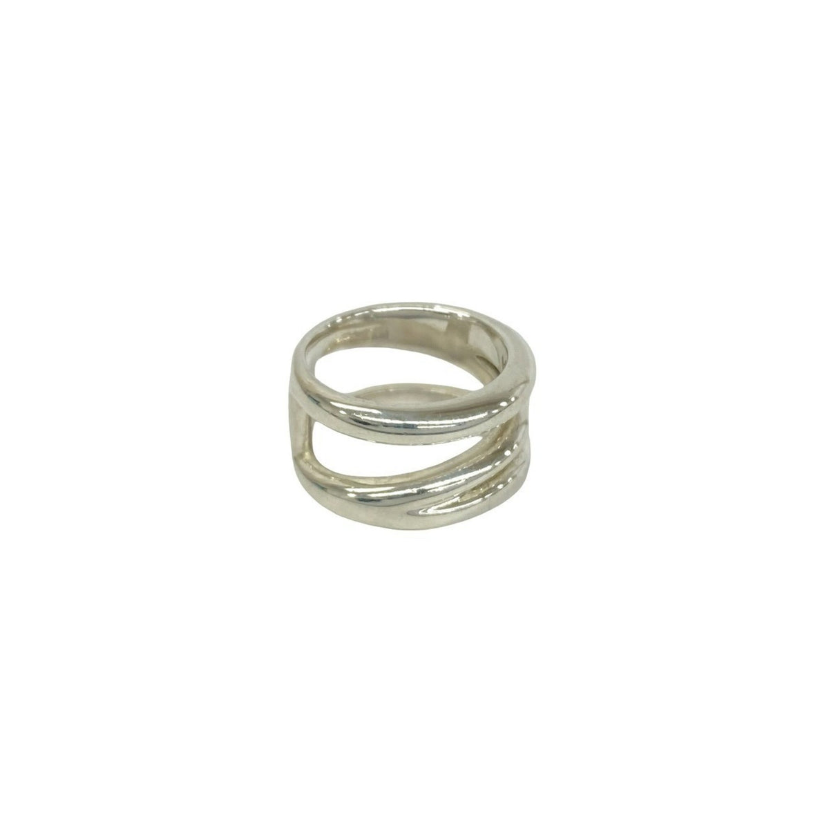 Tiffany Silver Silver 925 Band Ring (Pre-Owned)